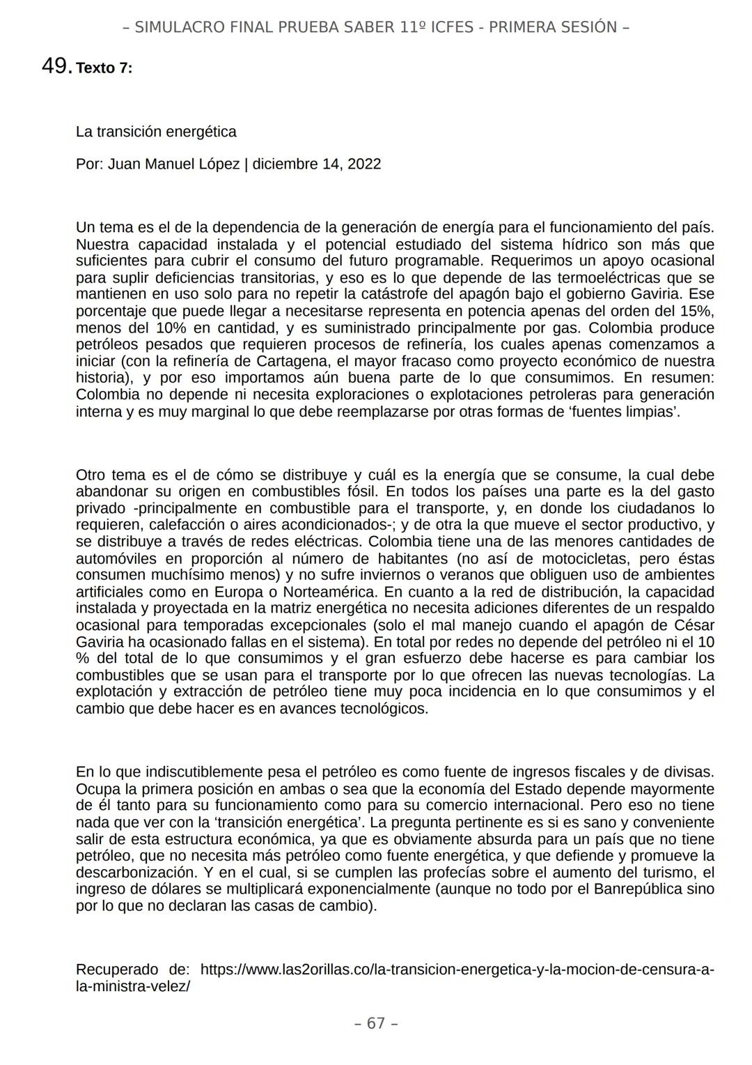 # SIMULACRO FILADD
filadd - SIMULACRO FINAL PRUEBA SABER 11º ICFES - PRIMERA SESIÓN -
¡Bienvenido/a al simulacro final de tu curso!
Llegó