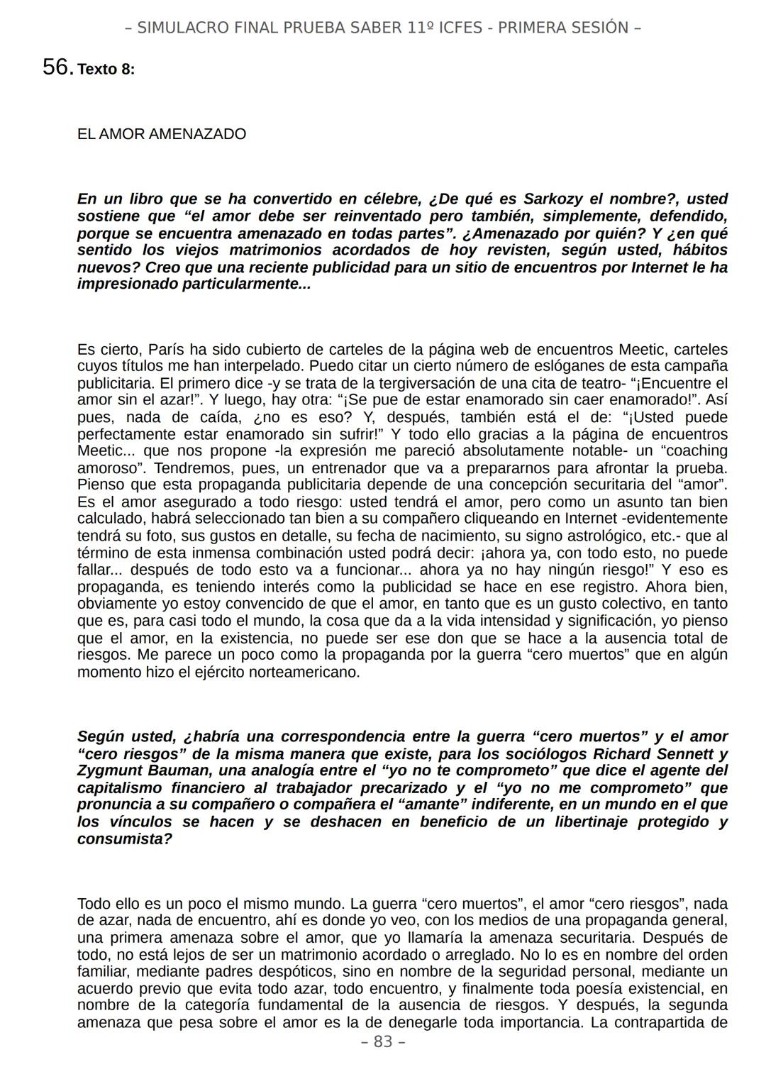# SIMULACRO FILADD
filadd - SIMULACRO FINAL PRUEBA SABER 11º ICFES - PRIMERA SESIÓN -
¡Bienvenido/a al simulacro final de tu curso!
Llegó