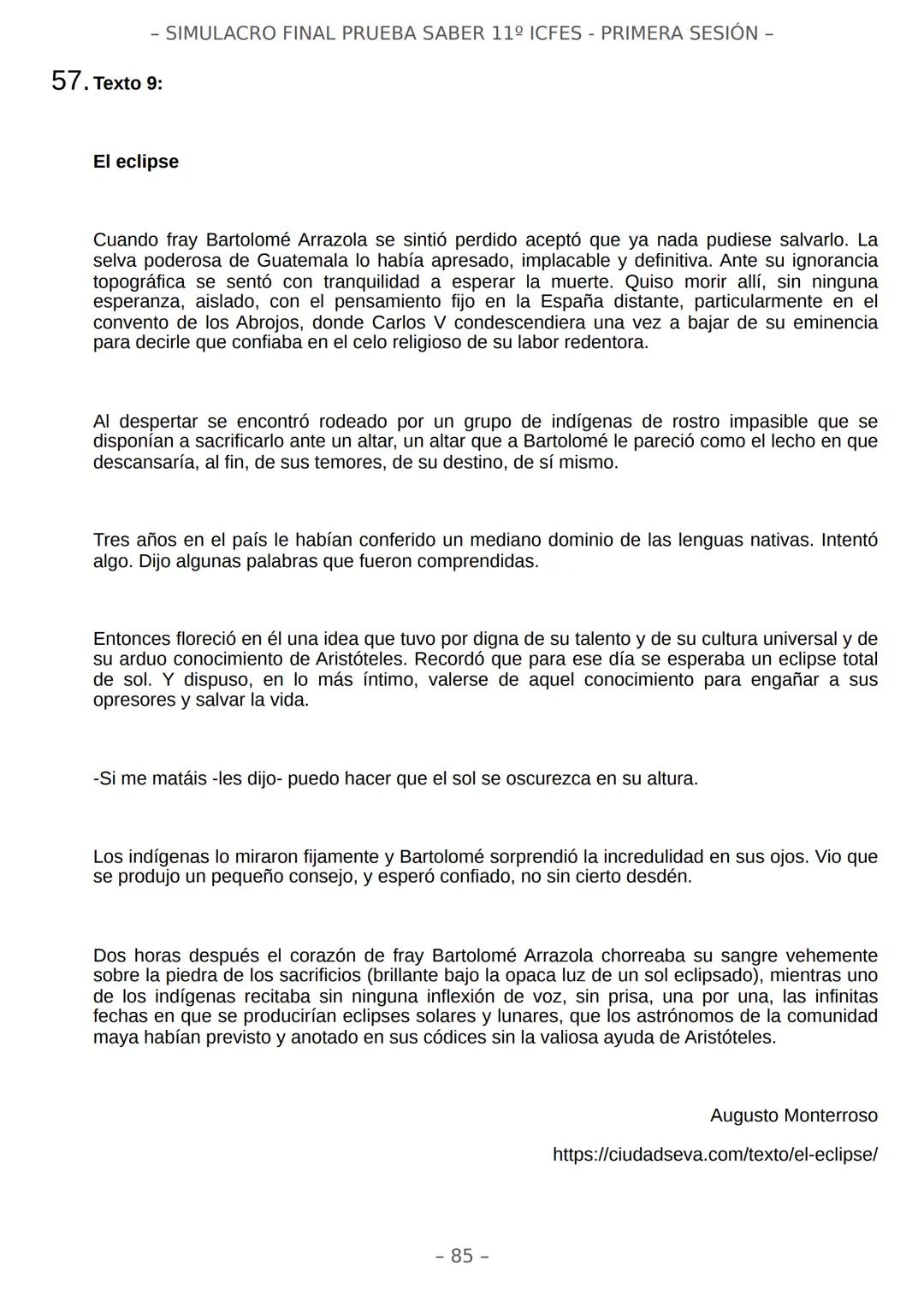 # SIMULACRO FILADD
filadd - SIMULACRO FINAL PRUEBA SABER 11º ICFES - PRIMERA SESIÓN -
¡Bienvenido/a al simulacro final de tu curso!
Llegó