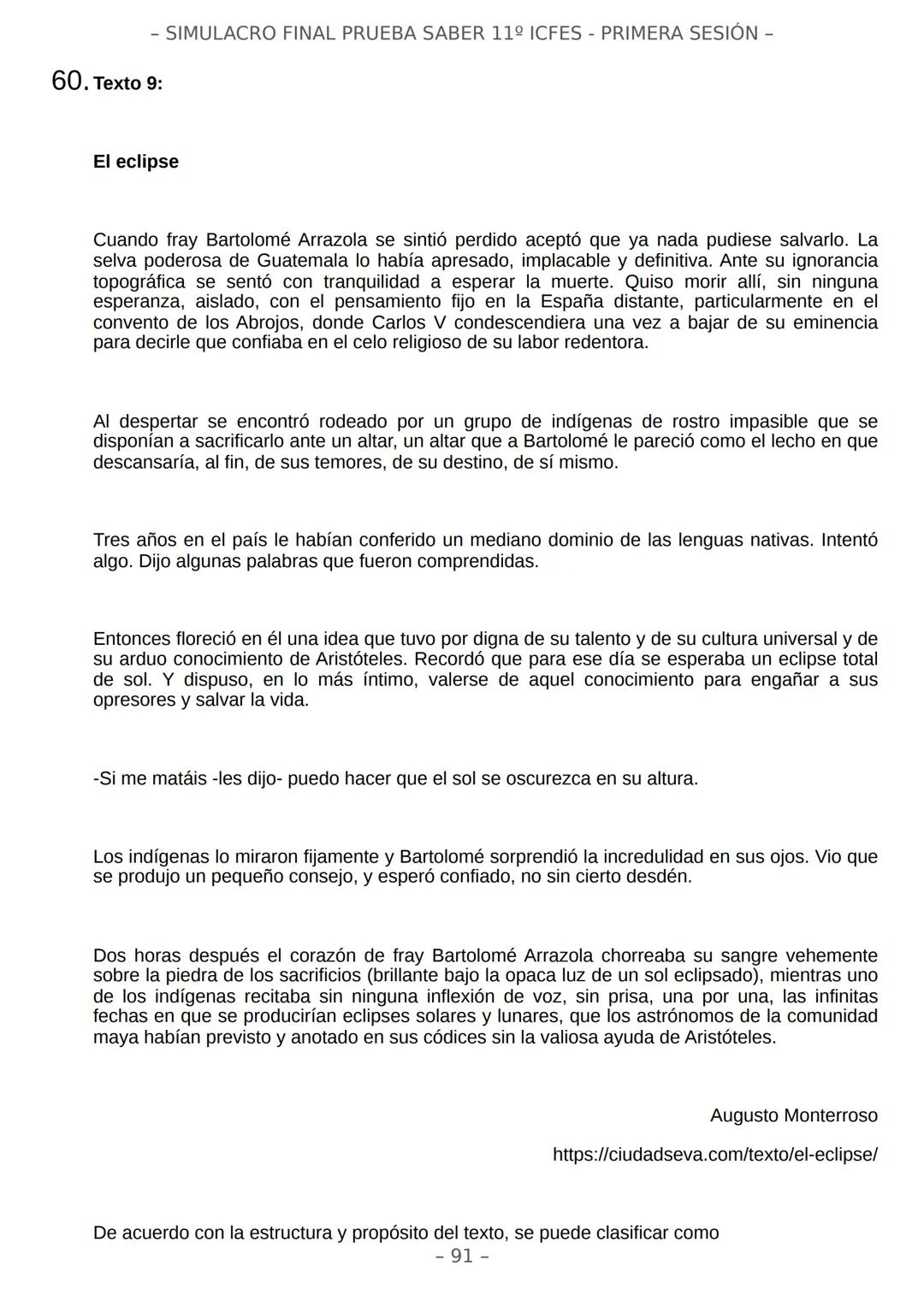 # SIMULACRO FILADD
filadd - SIMULACRO FINAL PRUEBA SABER 11º ICFES - PRIMERA SESIÓN -
¡Bienvenido/a al simulacro final de tu curso!
Llegó