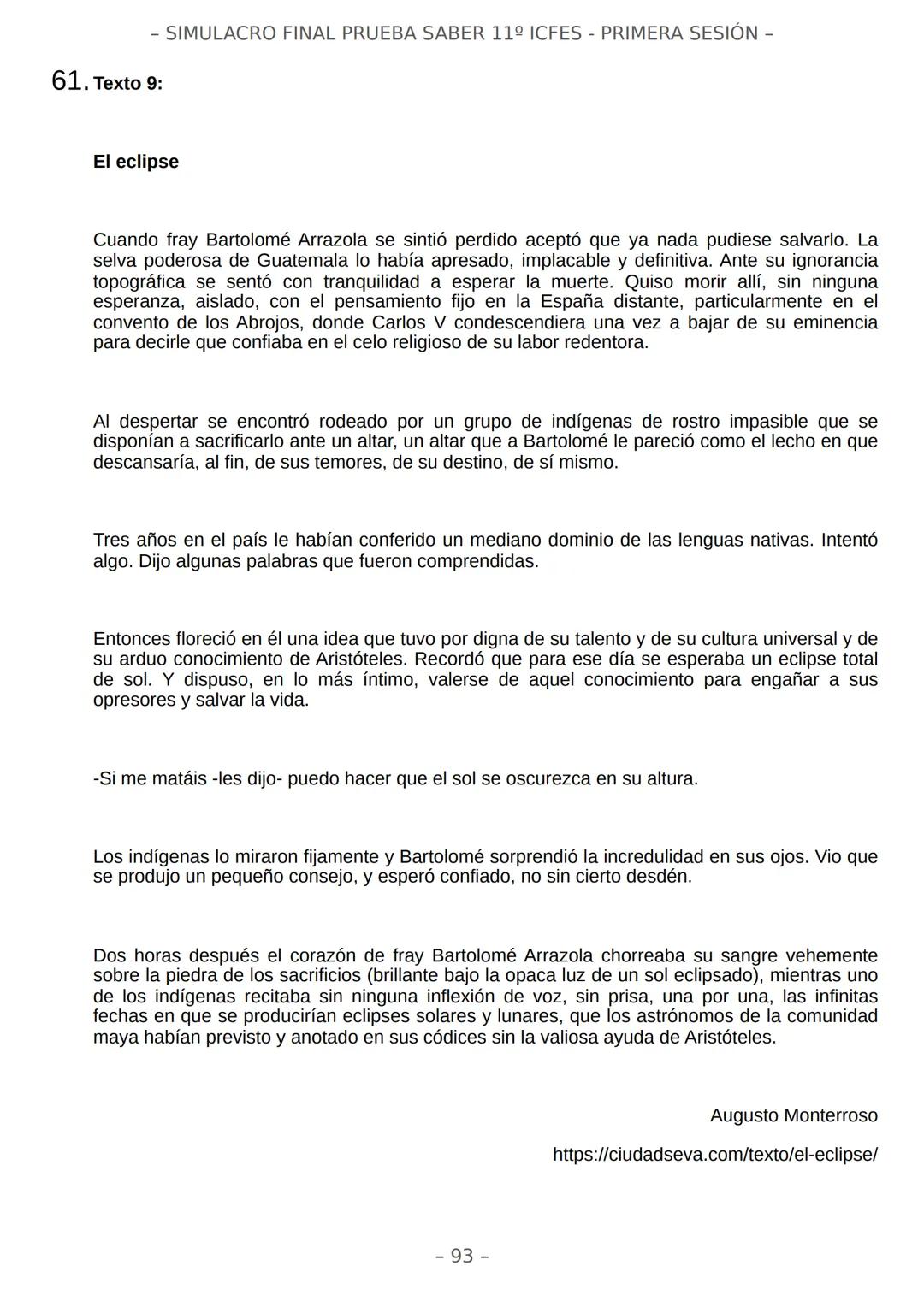 # SIMULACRO FILADD
filadd - SIMULACRO FINAL PRUEBA SABER 11º ICFES - PRIMERA SESIÓN -
¡Bienvenido/a al simulacro final de tu curso!
Llegó