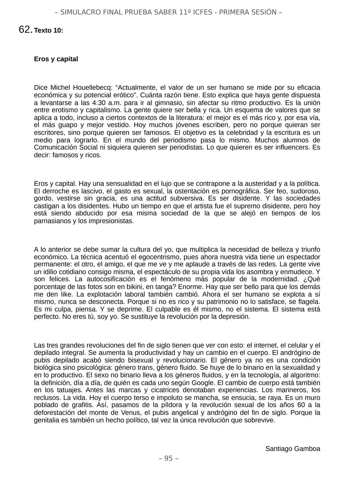 # SIMULACRO FILADD
filadd - SIMULACRO FINAL PRUEBA SABER 11º ICFES - PRIMERA SESIÓN -
¡Bienvenido/a al simulacro final de tu curso!
Llegó