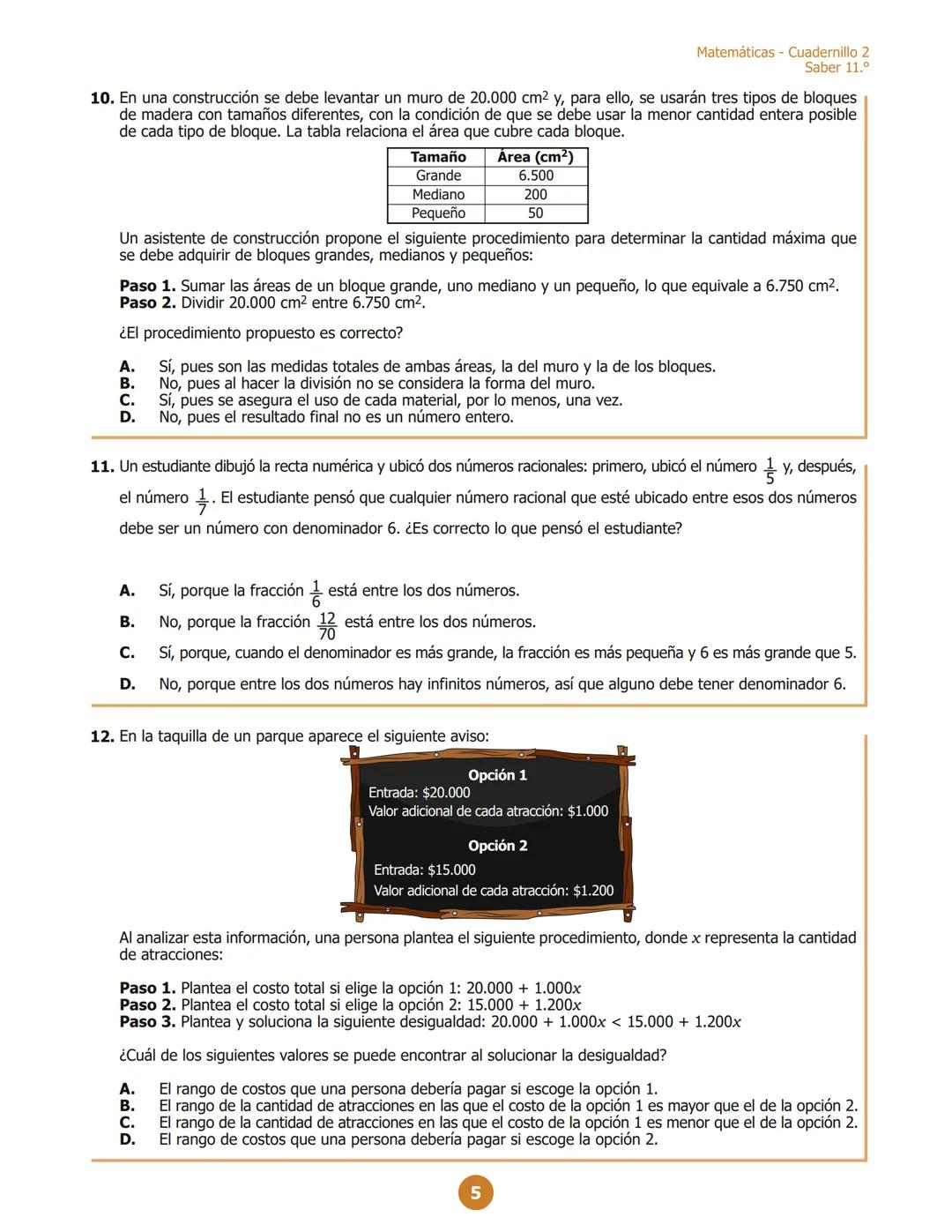 MINISTERIO DE EDUCACIÓN
NACIONAL
M112
Matemáticas
Cuadernillo 2 2023
G11.M.E
11.°
GRADO
07
¡Hola!
Queremos agradecer tu participación. Antes