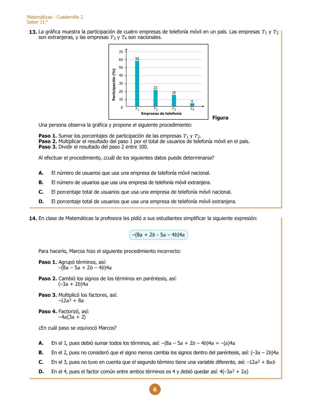 MINISTERIO DE EDUCACIÓN
NACIONAL
M112
Matemáticas
Cuadernillo 2 2023
G11.M.E
11.°
GRADO
07
¡Hola!
Queremos agradecer tu participación. Antes