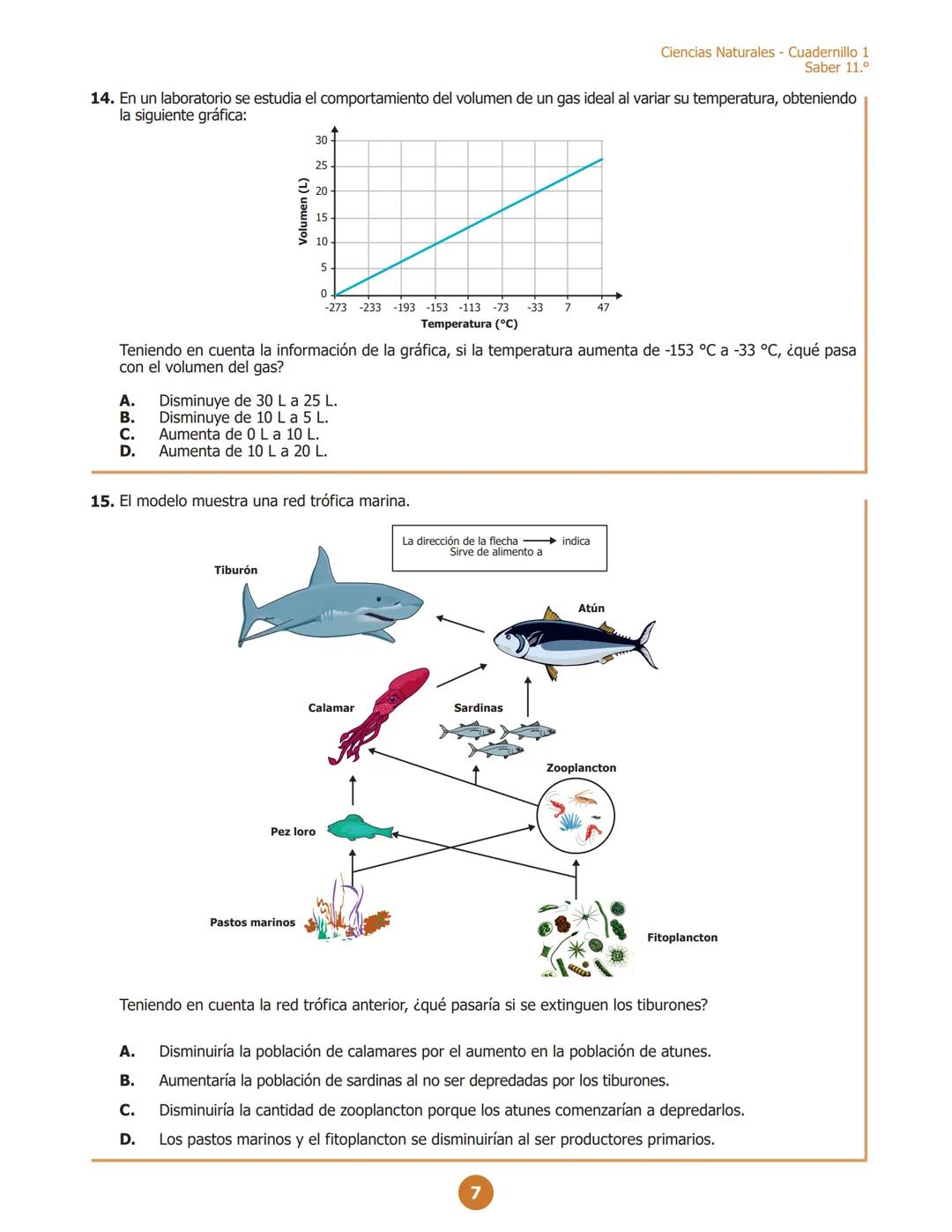 MINISTERIO DE EDUCACIÓN
NACIONAL
G11.C.D
C111
Ciencias Naturales
Cuadernillo 1 2023
11.°
GRADO
¡Hola!
Queremos agradecer tu participación. A