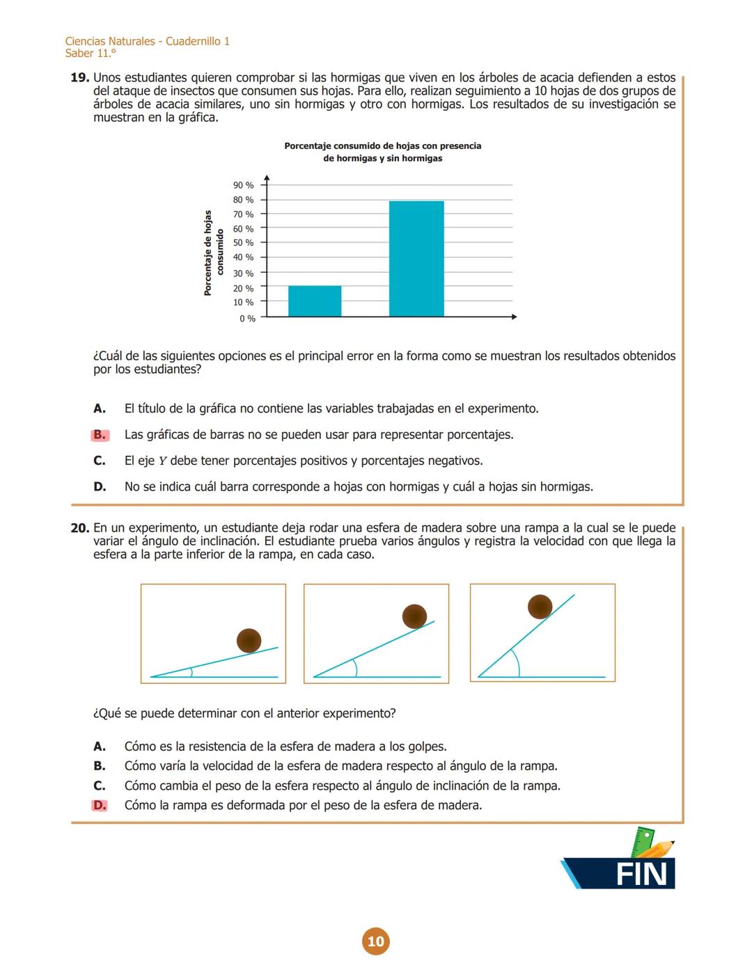 MINISTERIO DE EDUCACIÓN
NACIONAL
G11.C.D
C111
Ciencias Naturales
Cuadernillo 1 2023
11.°
GRADO
¡Hola!
Queremos agradecer tu participación. A