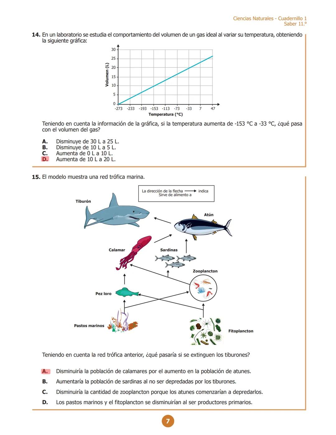 MINISTERIO DE EDUCACIÓN
NACIONAL
G11.C.D
C111
Ciencias Naturales
Cuadernillo 1 2023
11.°
GRADO
¡Hola!
Queremos agradecer tu participación. A