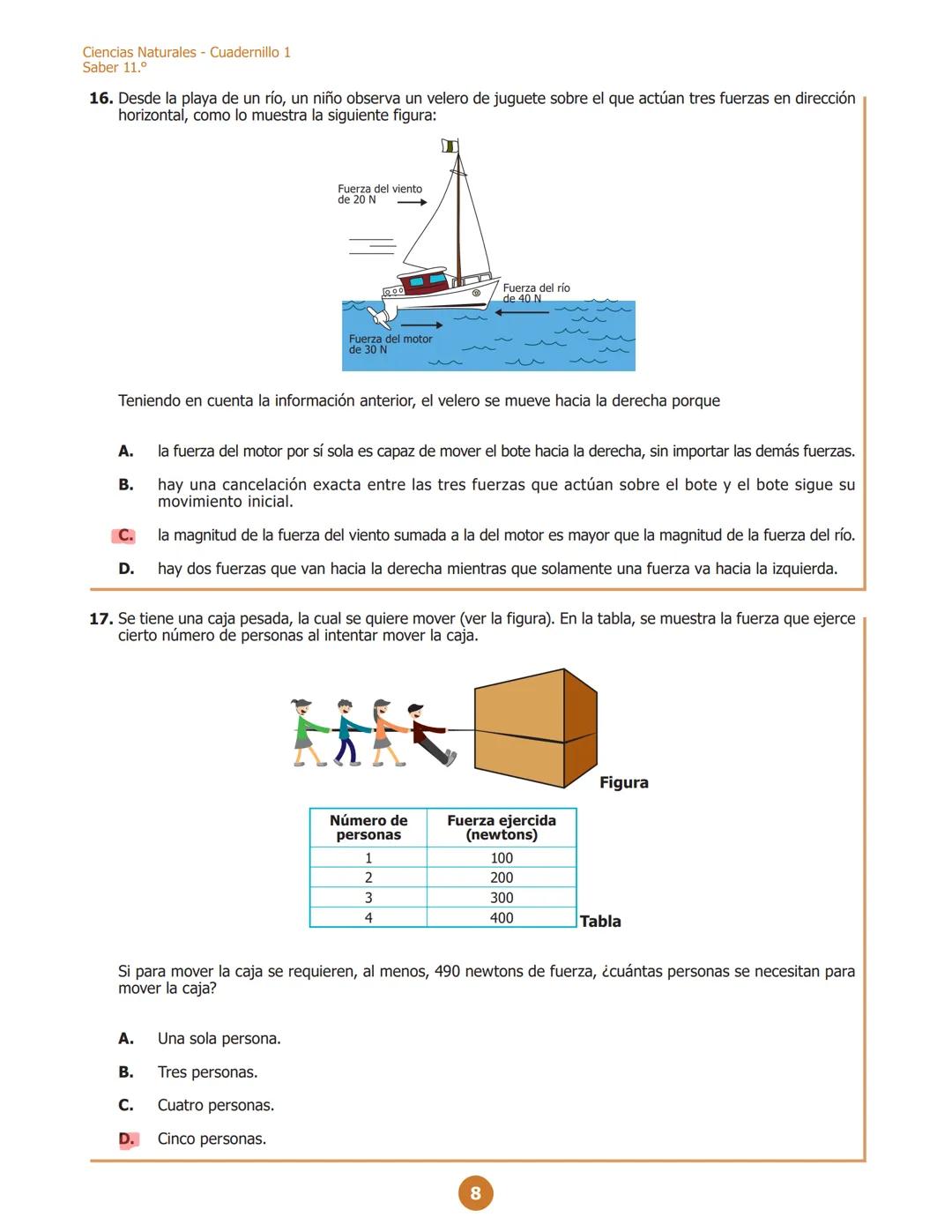 MINISTERIO DE EDUCACIÓN
NACIONAL
G11.C.D
C111
Ciencias Naturales
Cuadernillo 1 2023
11.°
GRADO
¡Hola!
Queremos agradecer tu participación. A