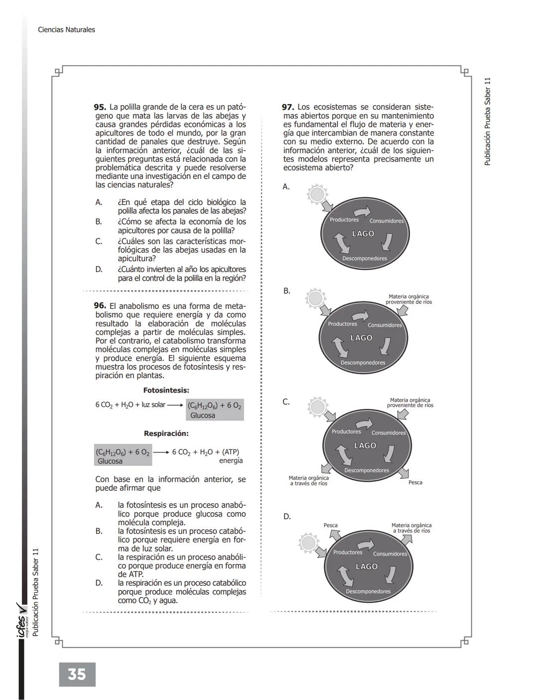C.
UNIVÉRSATE
NUESTRO MEJOR RESULTADO ERES TÚ!
PREGUNTAS TIPO
ICFES CON RESPUESTAS
Pre-ICFESaber 11°
Con Profesores Universidad Nacional
UNI