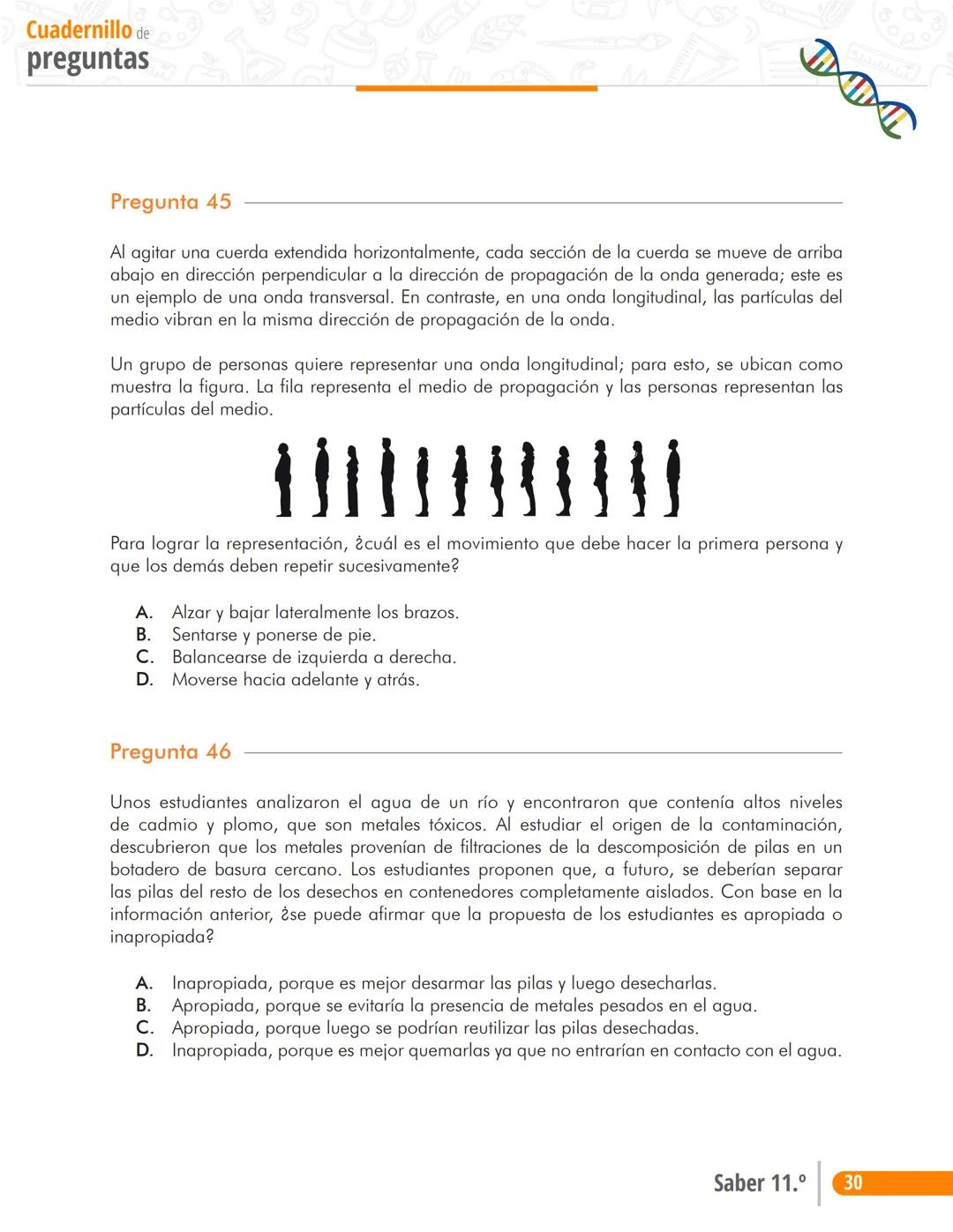 Pruebas Saber 11°
Prueba
Ciências Naturales
Cuadernillo de preguntas
Saber 11.°
Icfes --- OCR Start ---
نسيسكا
Presidente de la República