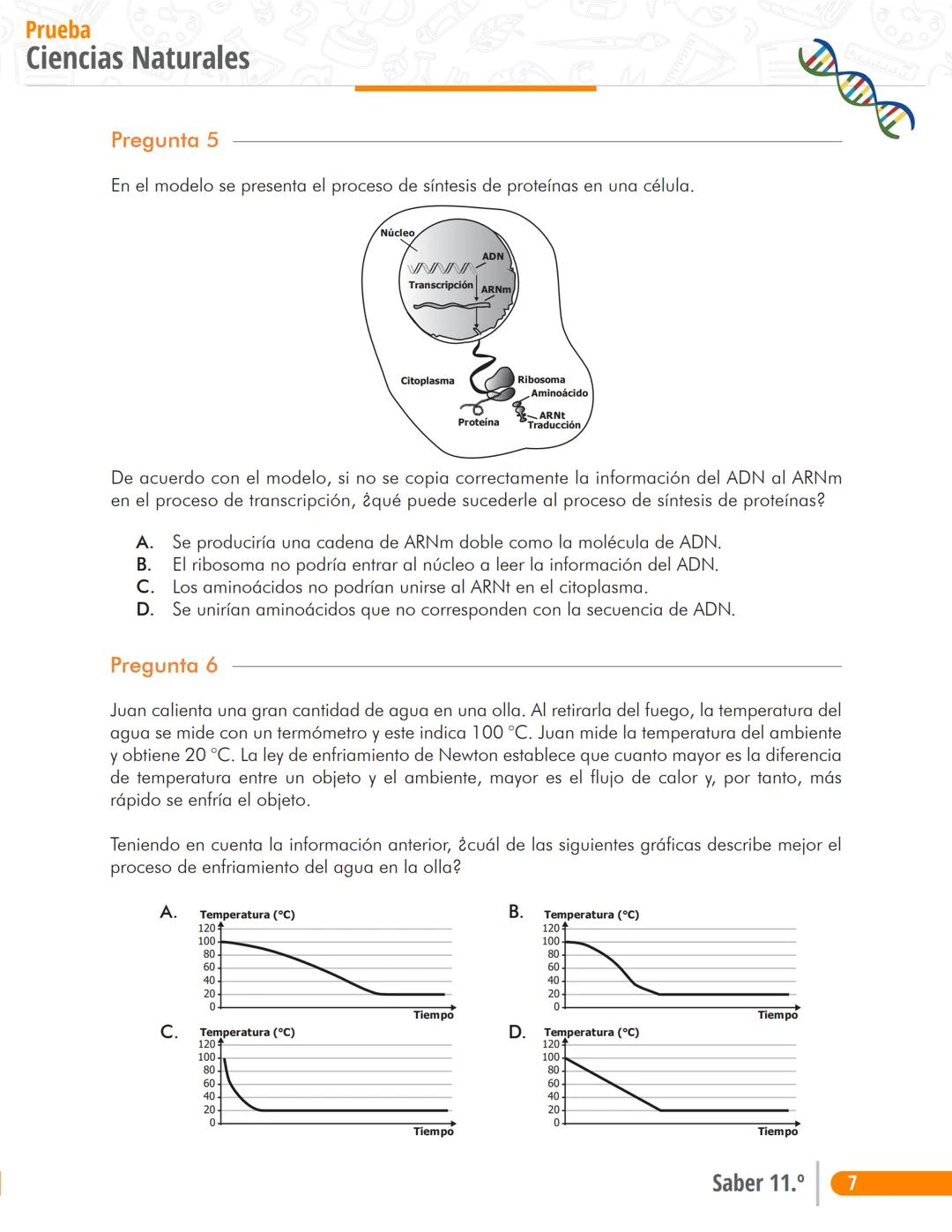 Pruebas Saber 11°
Prueba
Ciências Naturales
Cuadernillo de preguntas
Saber 11.°
Icfes --- OCR Start ---
نسيسكا
Presidente de la República