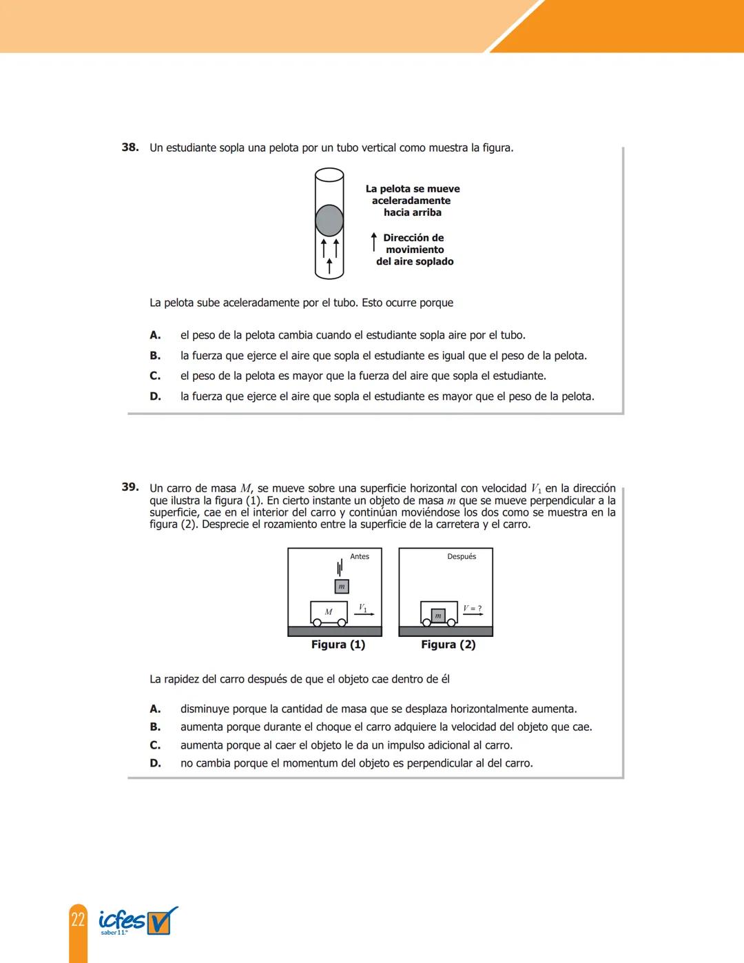 Cuadernillo de preguntas
Saber 11.°
Prueba de Ciencias
Naturales
MINEDUCACIÓN
icfes
mejor saber
TODOS POR UN
NUEVO PAÍS
PAZ EQUIDAD EDUCACIO