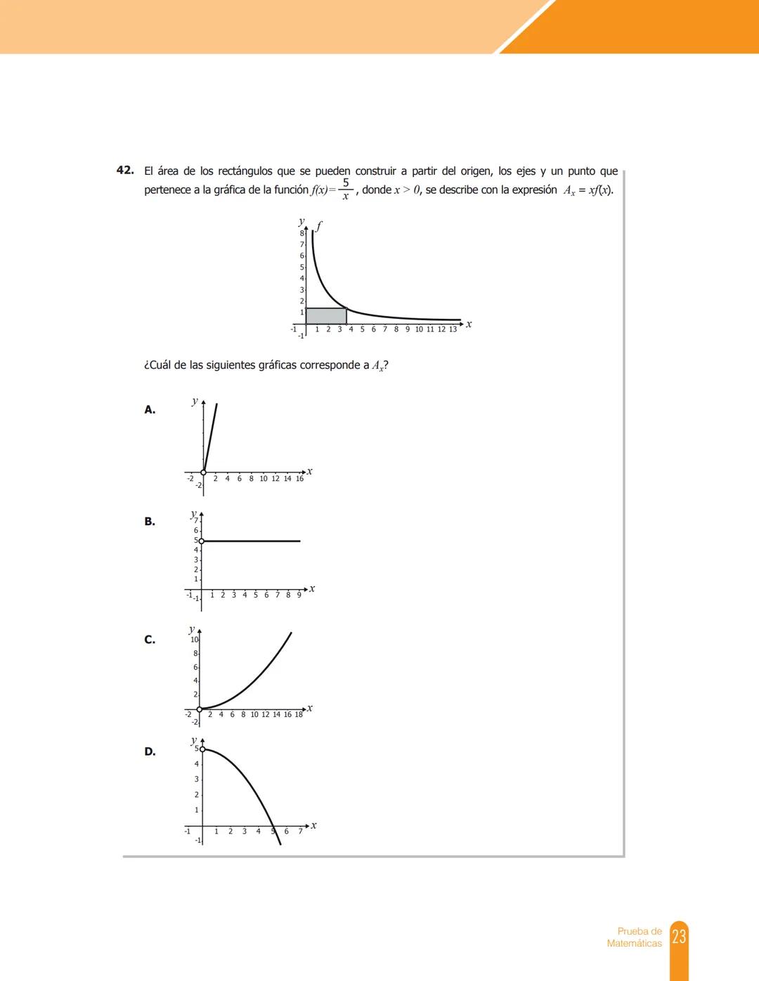 Cuadernillo de preguntas
Saber 11.°
Prueba de Matemáticas
MINEDUCACIÓN
icfes
mejor saber
TODOS POR UN
NUEVO PAÍS
PAZ EQUIDAD EDUCACION
icfes
