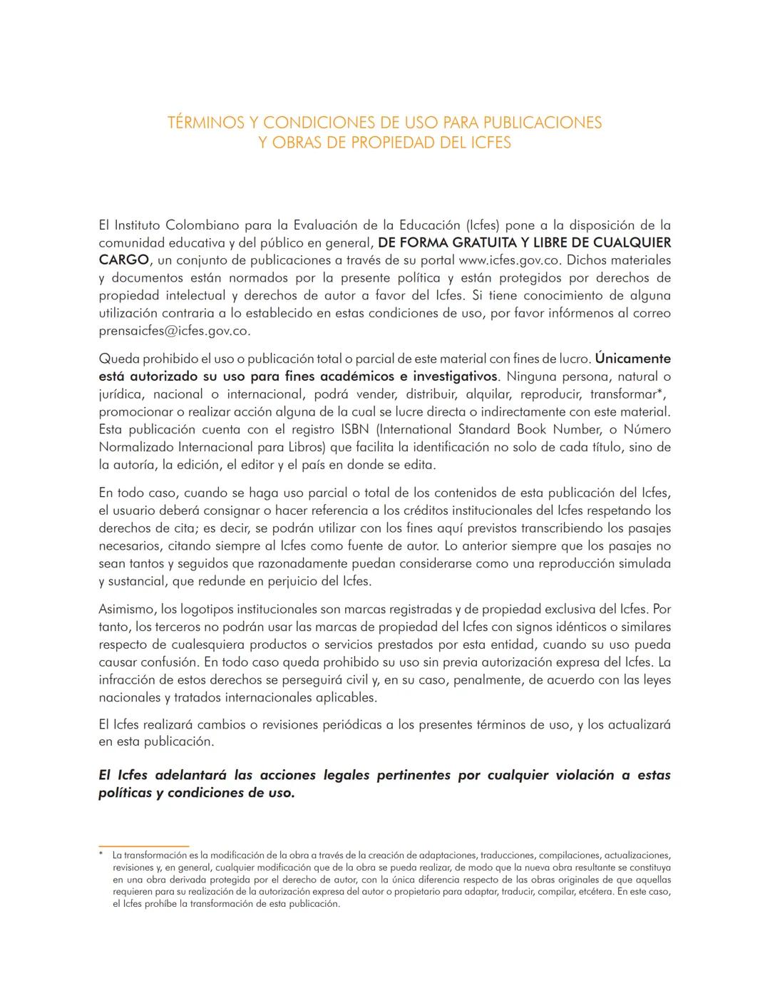 Cuadernillo de preguntas
Saber 11.°
Prueba de Matemáticas
MINEDUCACIÓN
icfes
mejor saber
TODOS POR UN
NUEVO PAÍS
PAZ EQUIDAD EDUCACION
icfes
