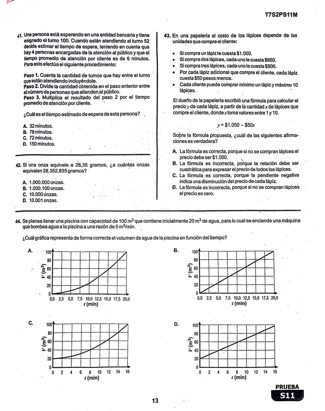 2
La
Evaluación
S11
Evaluación por Desempeño en Competencias
Segunda sesión
En el siguiente cuadro se muestran las pruebas que conforman el