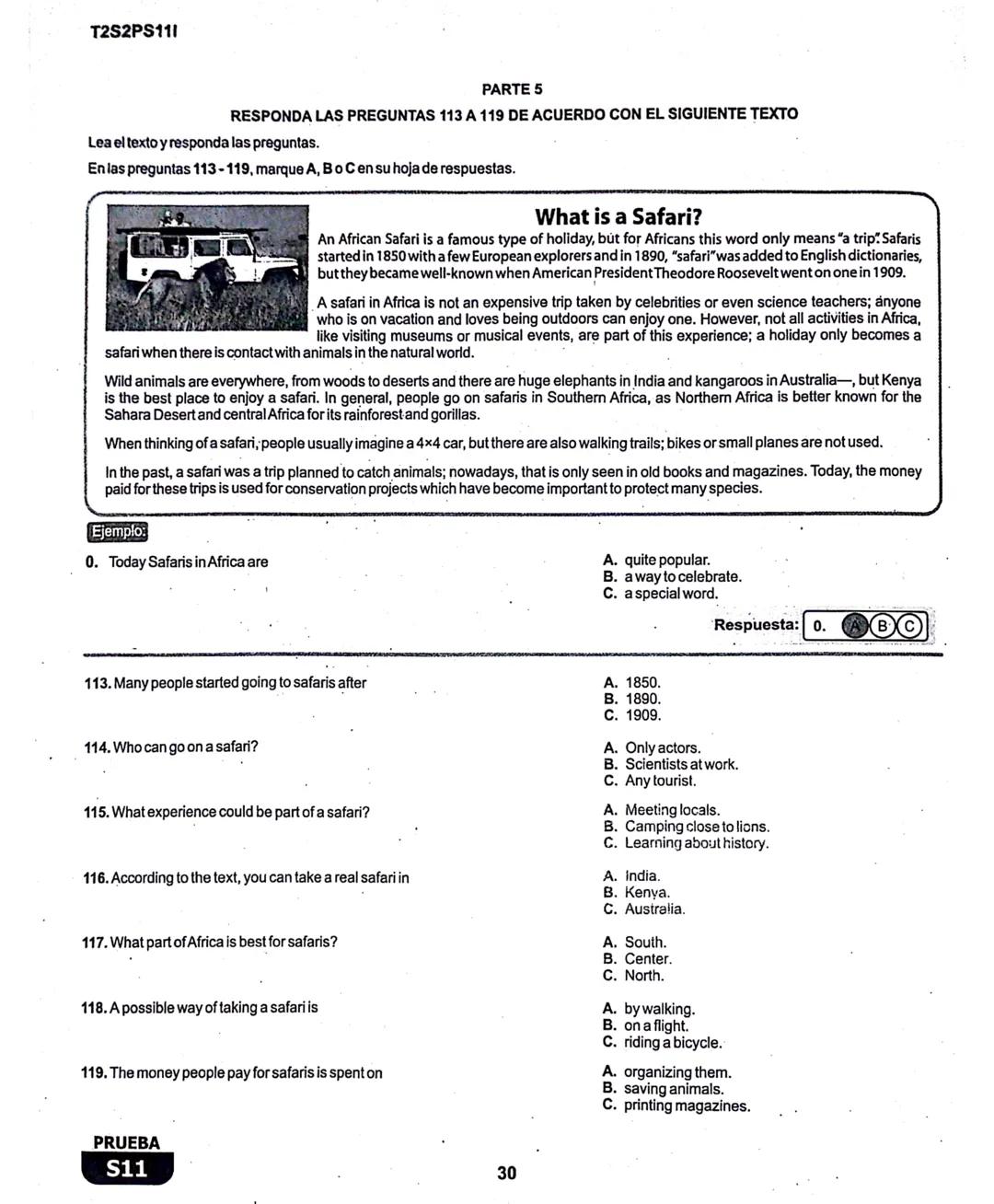 2
La
Evaluación
S11
Evaluación por Desempeño en Competencias
Segunda sesión
En el siguiente cuadro se muestran las pruebas que conforman el