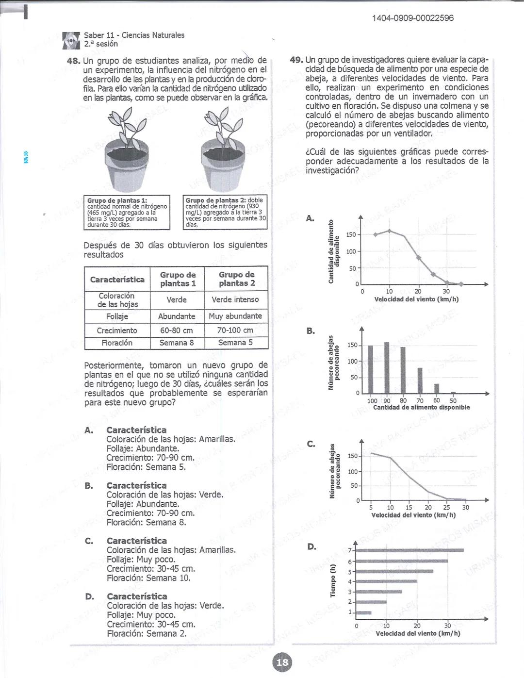 ## icfes
DCAC202312P00038761029
000865969
1404-0209-00022596
AC202311103886
Examen
## Saber 11°
20231
INDIVIDUALES icfes
### Páramo