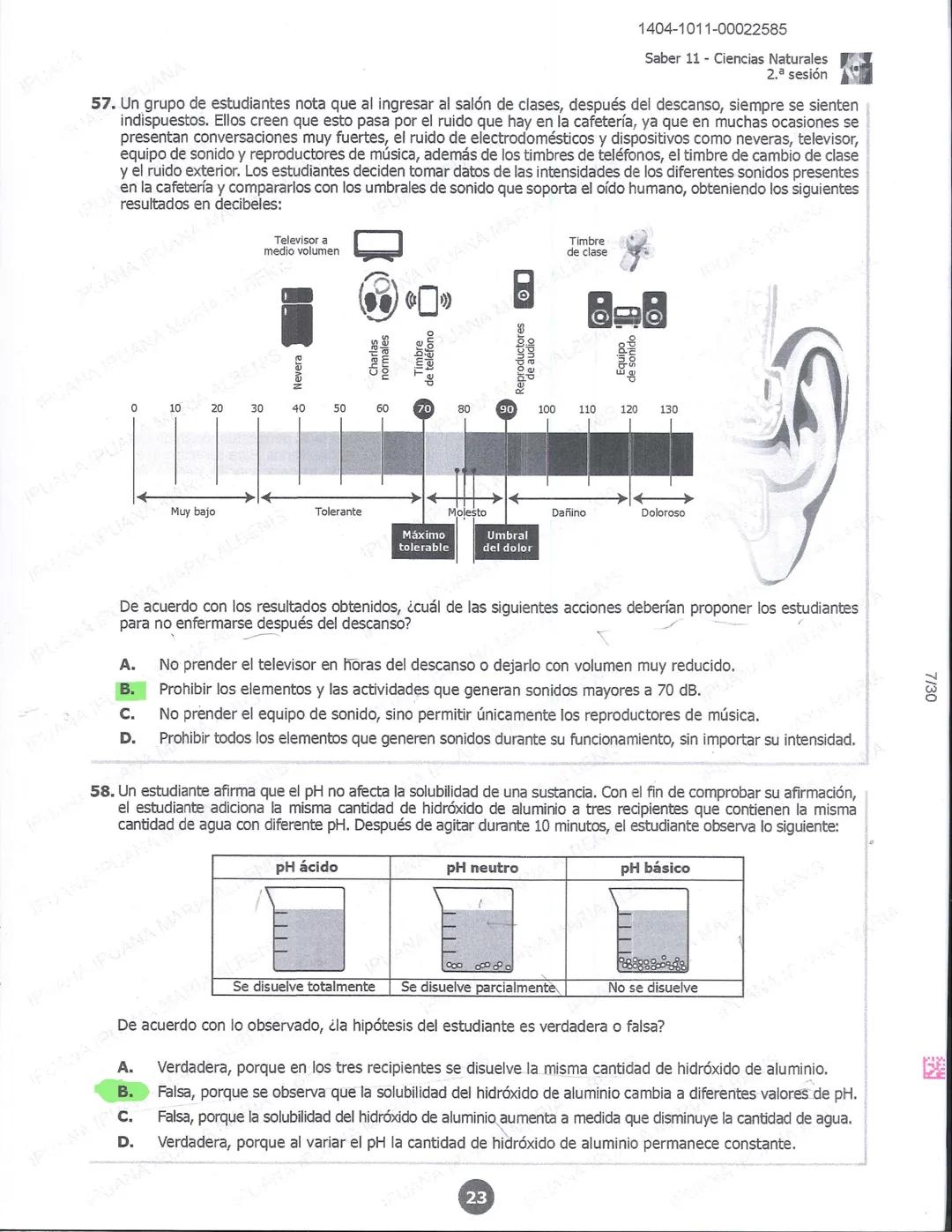 1404-0211-00022585
icfes 02
SOCIALES Y CIUDADANAS
1. Un grupo de mineros artesanales ha aumentado sus ingresos al encontrar un punto del río