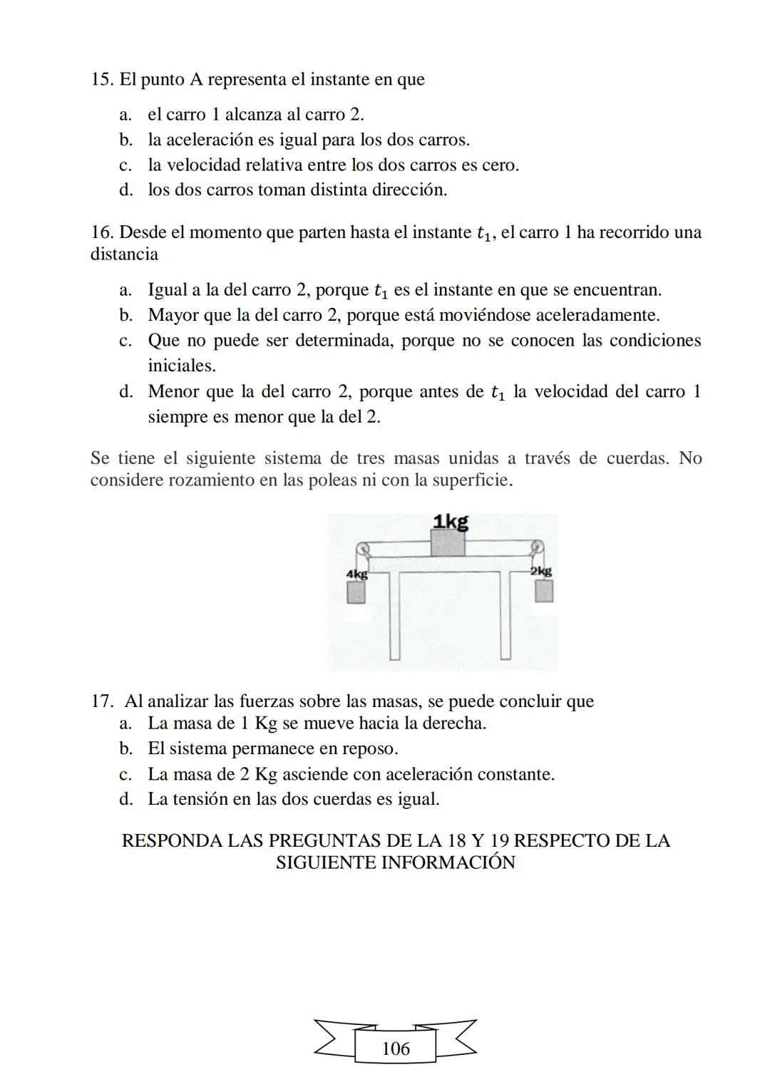 CUADERNILLO DE PREPARACIÓN
PARA LA PRUEBA DE ESTADO
SABER 11
"La educación es el arma más
poderosa que puedes utilizar para
cambiar el mundo