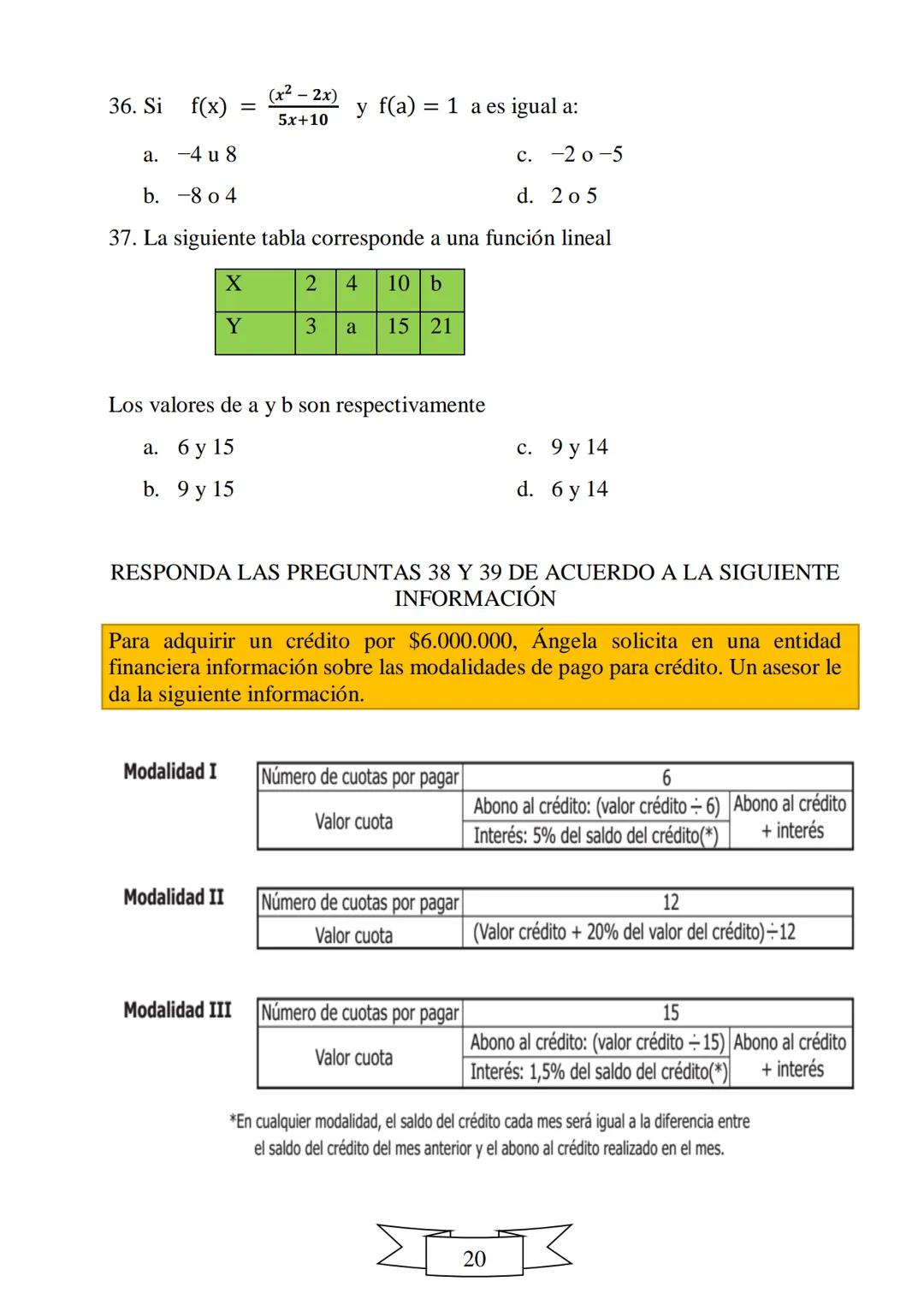 CUADERNILLO DE PREPARACIÓN
PARA LA PRUEBA DE ESTADO
SABER 11
"La educación es el arma más
poderosa que puedes utilizar para
cambiar el mundo