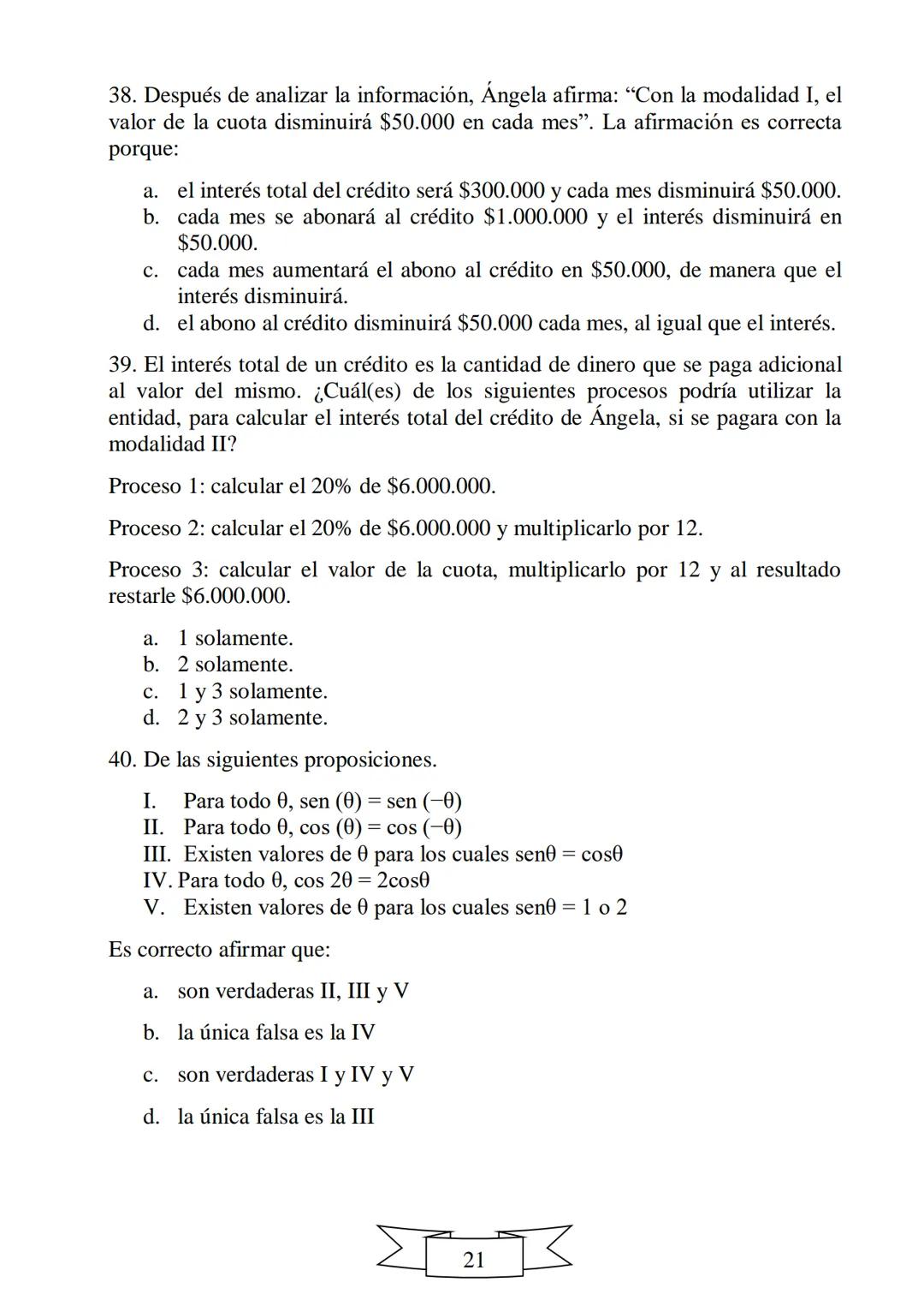 CUADERNILLO DE PREPARACIÓN
PARA LA PRUEBA DE ESTADO
SABER 11
"La educación es el arma más
poderosa que puedes utilizar para
cambiar el mundo