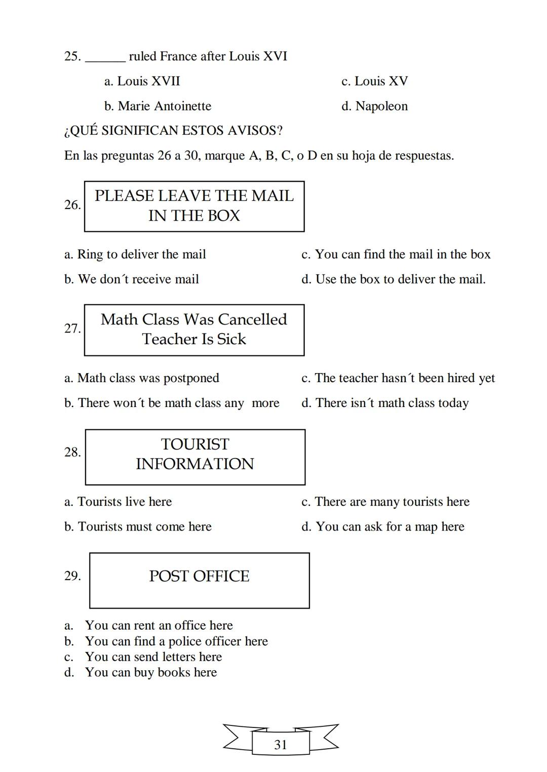 CUADERNILLO DE PREPARACIÓN
PARA LA PRUEBA DE ESTADO
SABER 11
"La educación es el arma más
poderosa que puedes utilizar para
cambiar el mundo