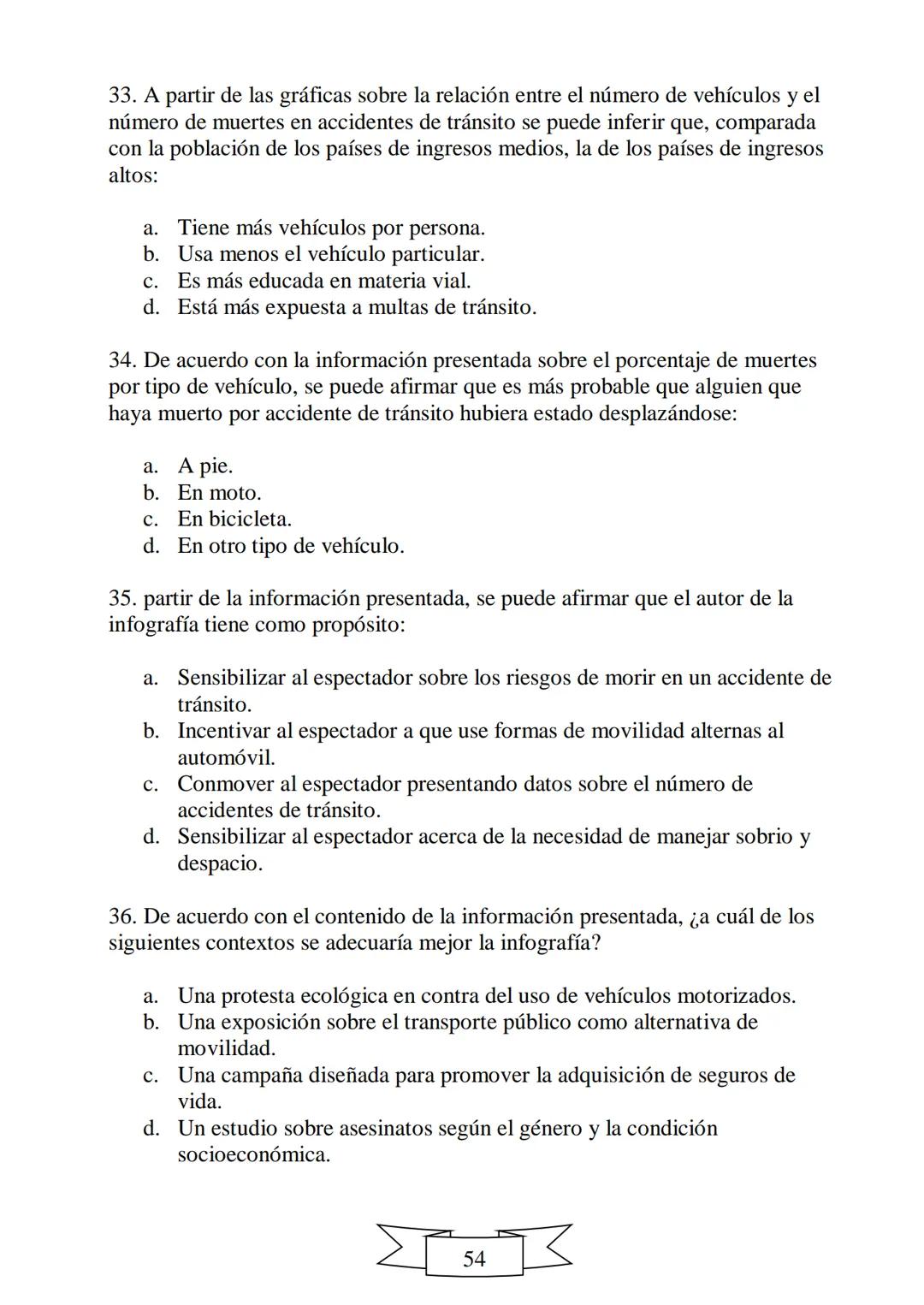 CUADERNILLO DE PREPARACIÓN
PARA LA PRUEBA DE ESTADO
SABER 11
"La educación es el arma más
poderosa que puedes utilizar para
cambiar el mundo