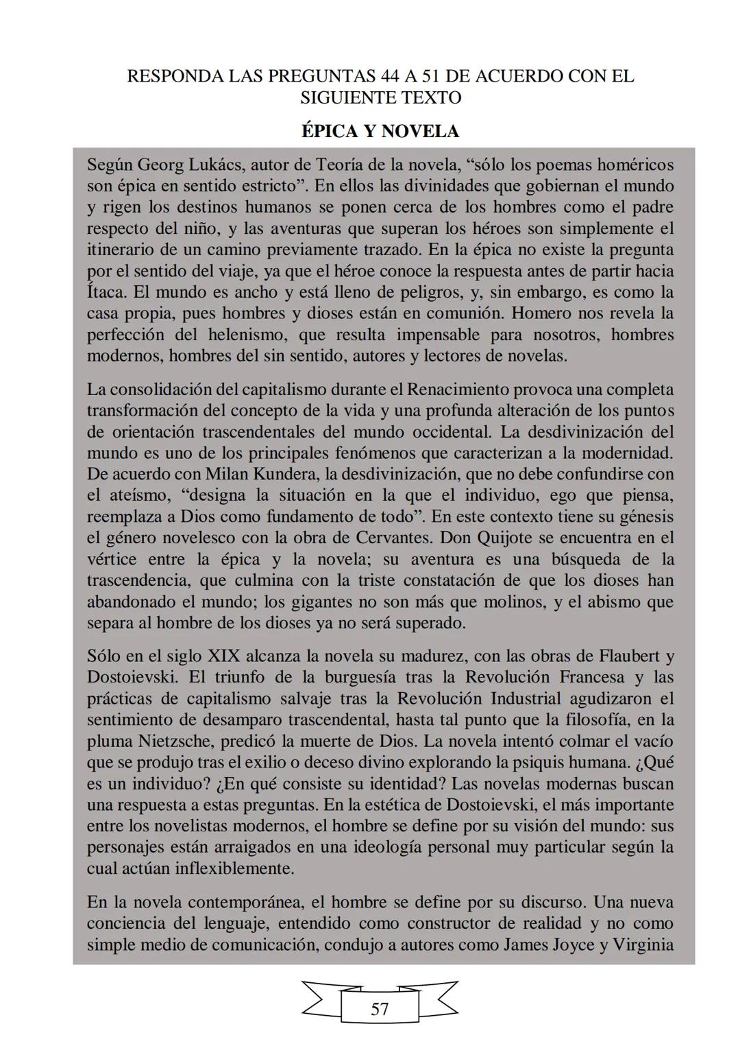 CUADERNILLO DE PREPARACIÓN
PARA LA PRUEBA DE ESTADO
SABER 11
"La educación es el arma más
poderosa que puedes utilizar para
cambiar el mundo