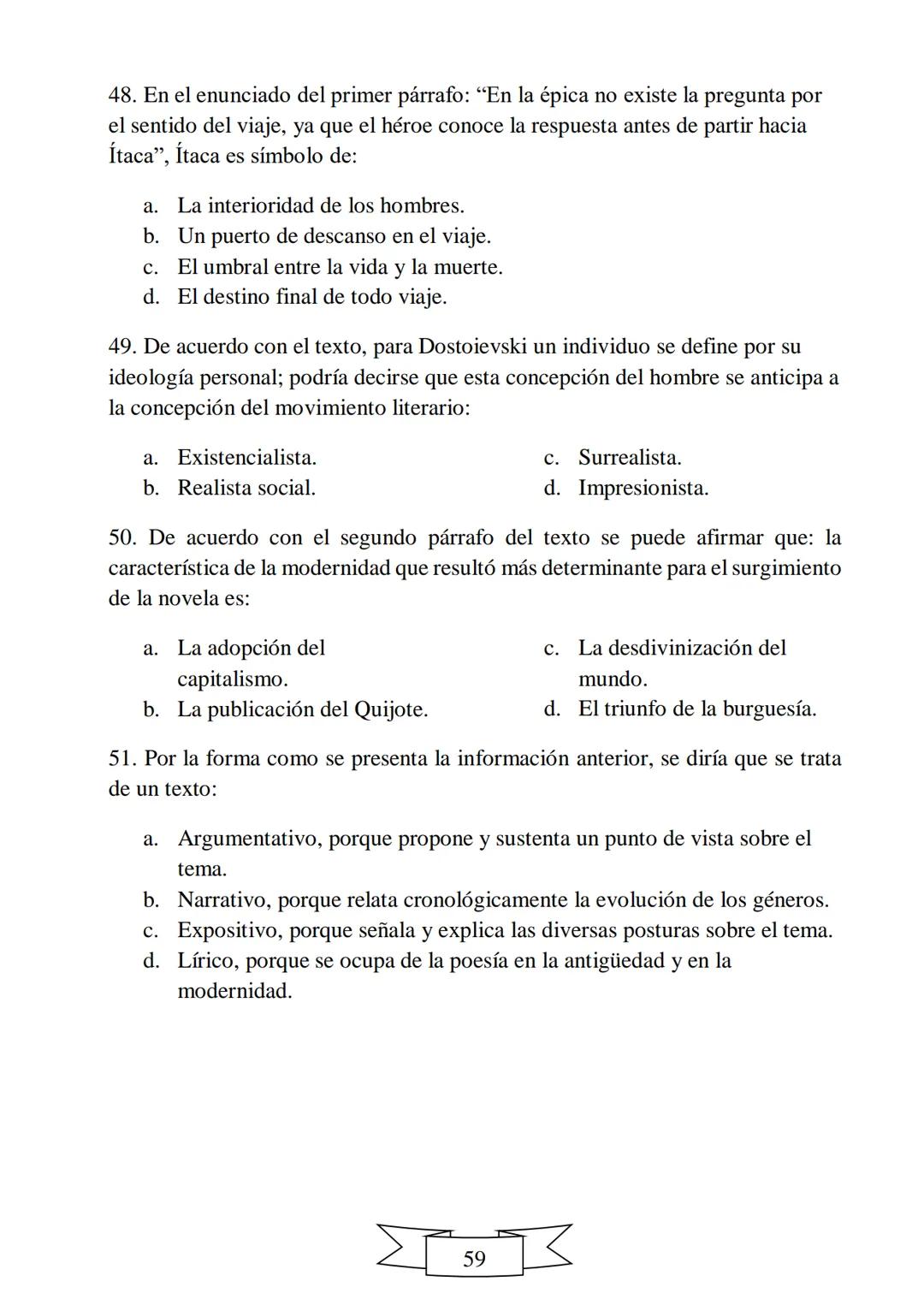 CUADERNILLO DE PREPARACIÓN
PARA LA PRUEBA DE ESTADO
SABER 11
"La educación es el arma más
poderosa que puedes utilizar para
cambiar el mundo