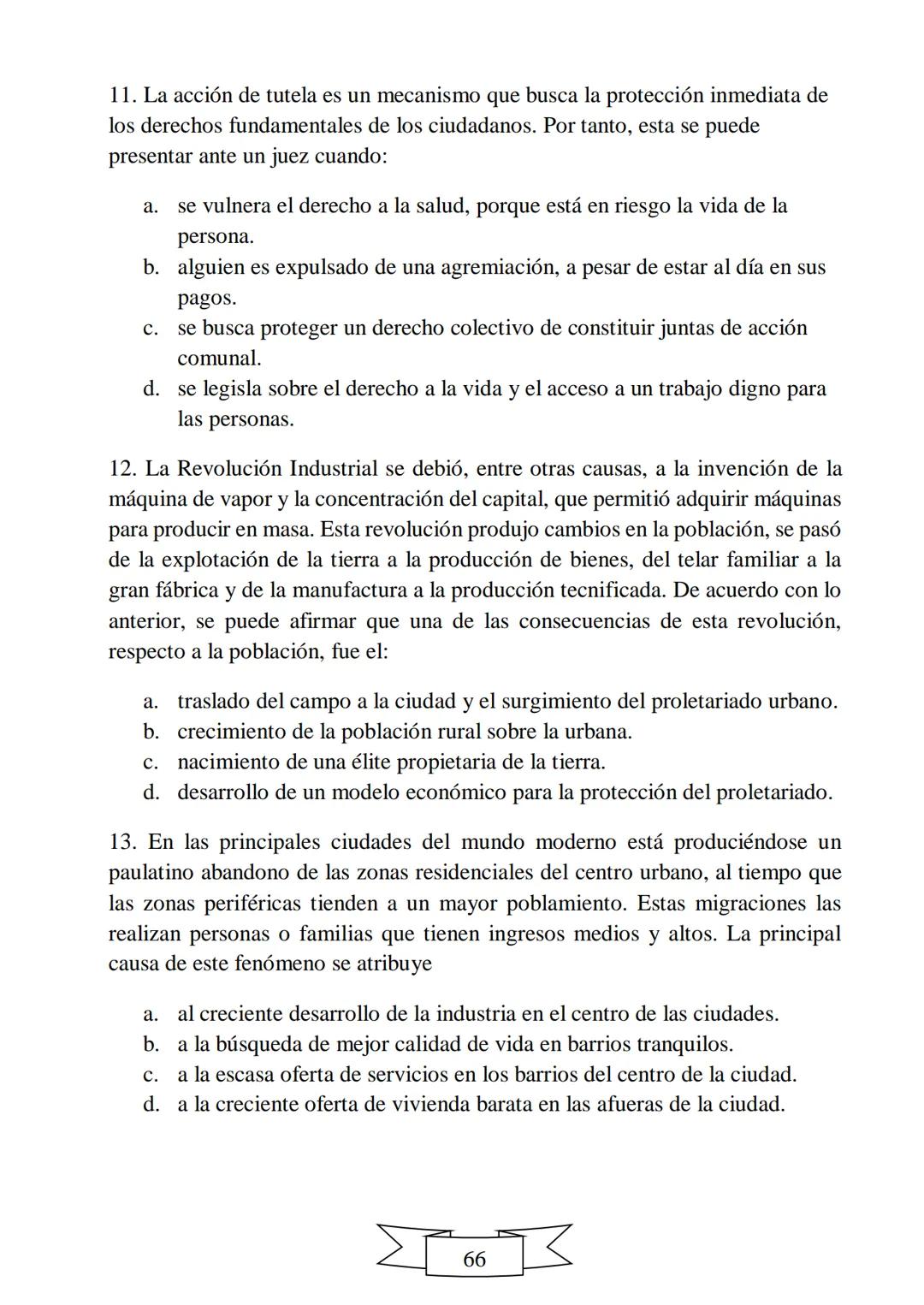 CUADERNILLO DE PREPARACIÓN
PARA LA PRUEBA DE ESTADO
SABER 11
"La educación es el arma más
poderosa que puedes utilizar para
cambiar el mundo