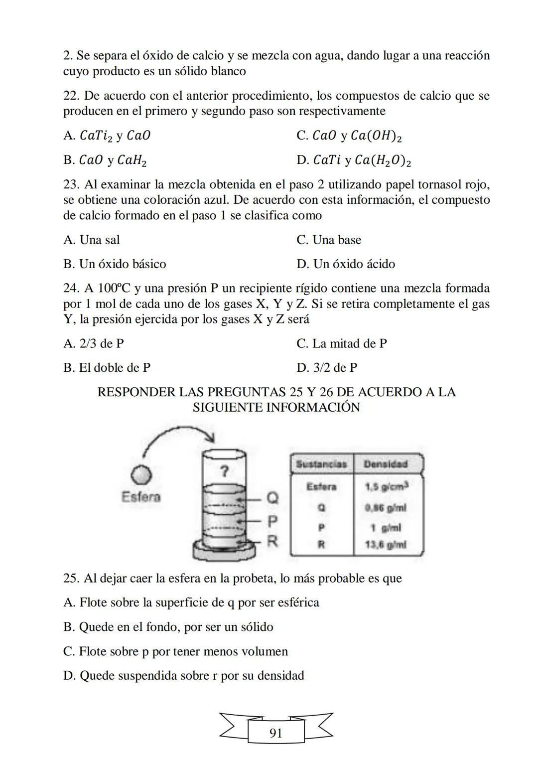 CUADERNILLO DE PREPARACIÓN
PARA LA PRUEBA DE ESTADO
SABER 11
"La educación es el arma más
poderosa que puedes utilizar para
cambiar el mundo