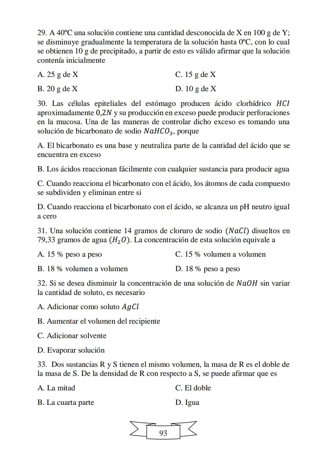 CUADERNILLO DE PREPARACIÓN
PARA LA PRUEBA DE ESTADO
SABER 11
"La educación es el arma más
poderosa que puedes utilizar para
cambiar el mundo