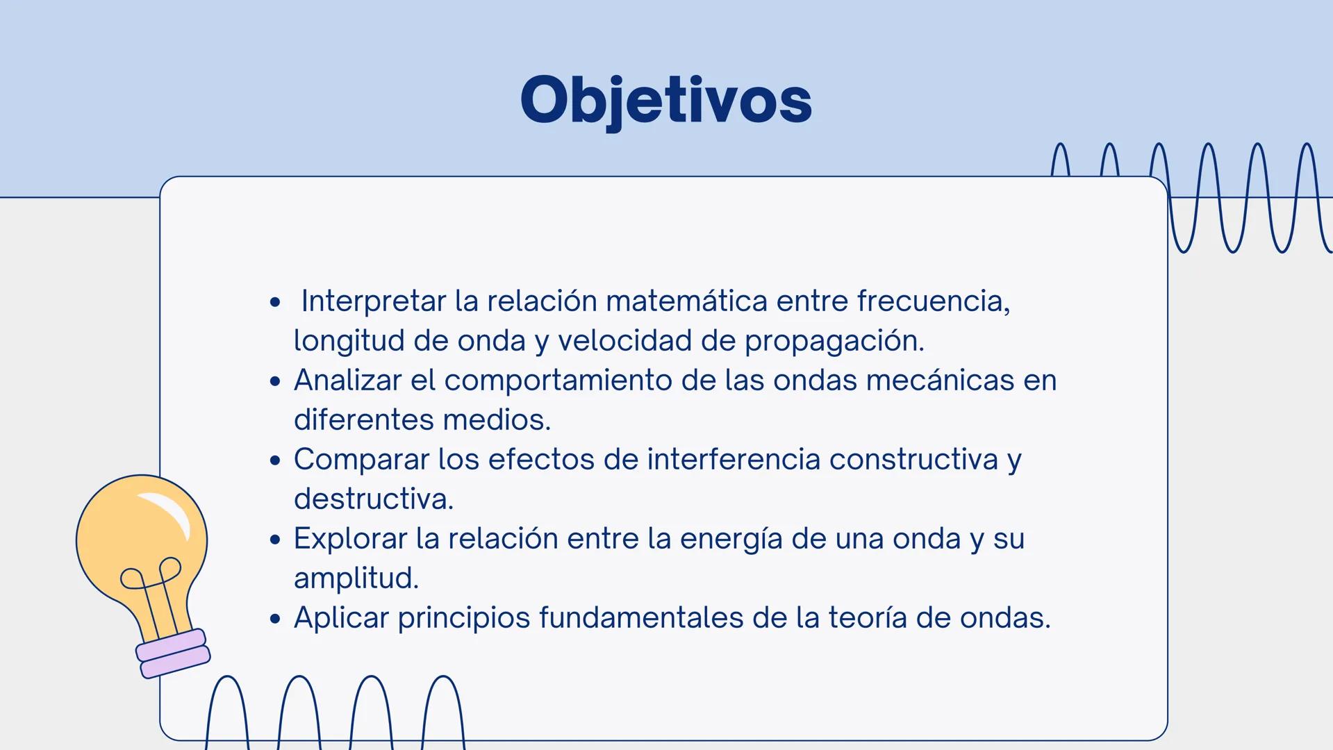 # LABORATORIO
# Ondas
# Transversales Ondas
Transversales
Perturbación periódica queconsiste en una serie de
oscilacionesque se propagan a