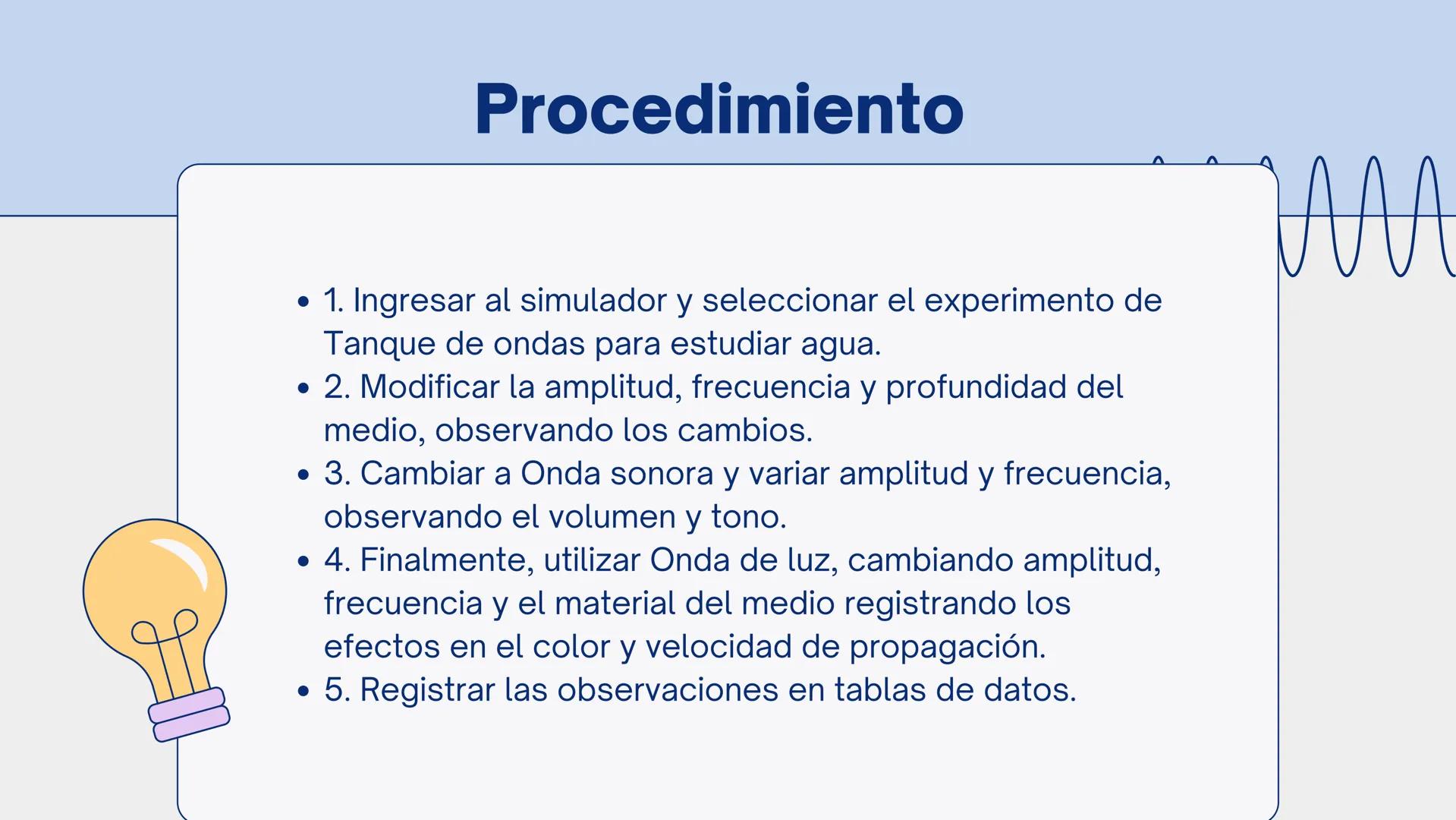# LABORATORIO
# Ondas
# Transversales Ondas
Transversales
Perturbación periódica queconsiste en una serie de
oscilacionesque se propagan a