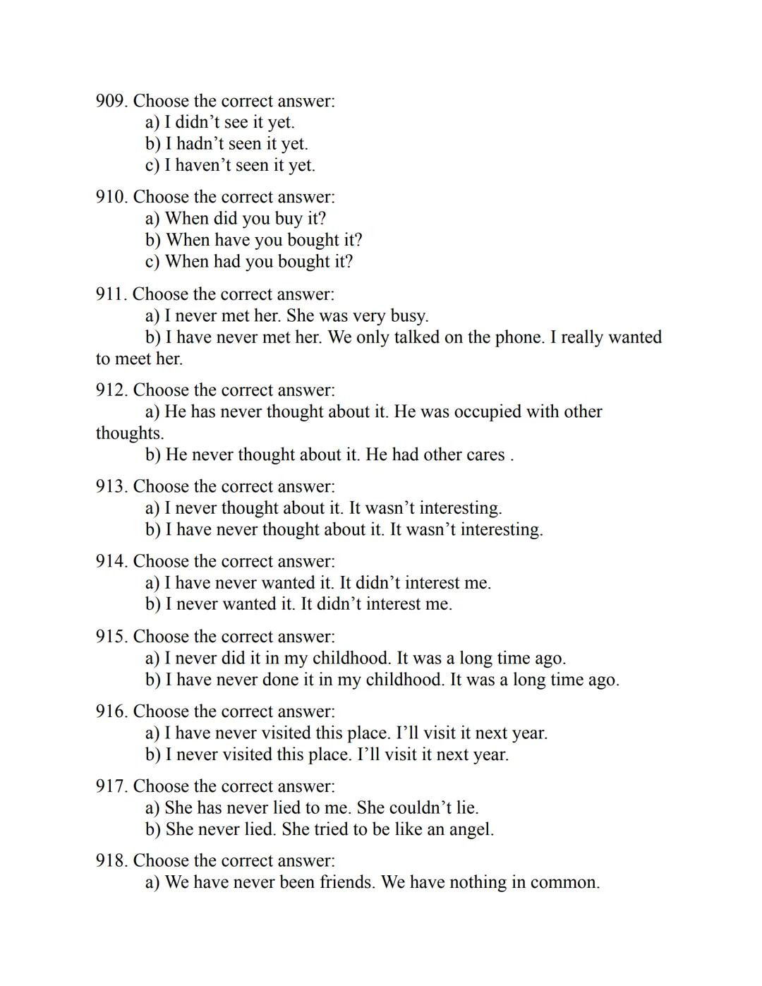 ENGLISH
GRAMMAR
EXERCISES
WITH ANSWERS
Part 2.
3045 MULTIPLE-CHOICE
ITEMS FOR A2
Your quest towards C2
Daniel B. Smith ENGLISH
GRAMMAR
EXERC