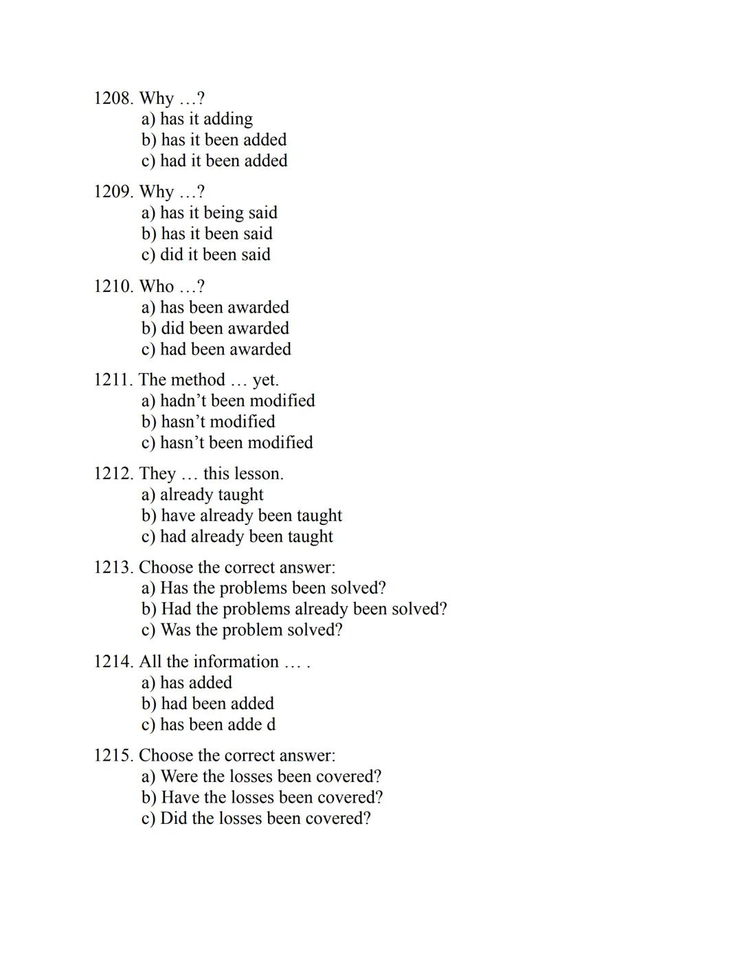 ENGLISH
GRAMMAR
EXERCISES
WITH ANSWERS
Part 2.
3045 MULTIPLE-CHOICE
ITEMS FOR A2
Your quest towards C2
Daniel B. Smith ENGLISH
GRAMMAR
EXERC