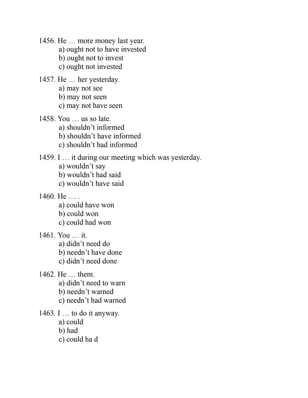 ENGLISH
GRAMMAR
EXERCISES
WITH ANSWERS
Part 2.
3045 MULTIPLE-CHOICE
ITEMS FOR A2
Your quest towards C2
Daniel B. Smith ENGLISH
GRAMMAR
EXERC