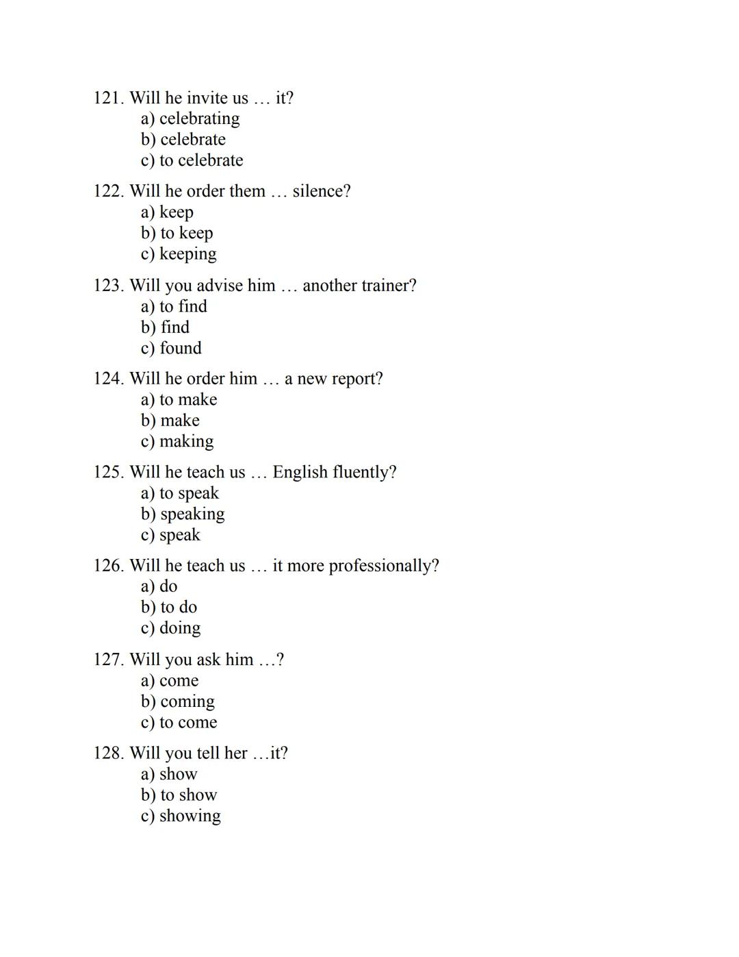 ENGLISH
GRAMMAR
EXERCISES
WITH ANSWERS
Part 2.
3045 MULTIPLE-CHOICE
ITEMS FOR A2
Your quest towards C2
Daniel B. Smith ENGLISH
GRAMMAR
EXERC