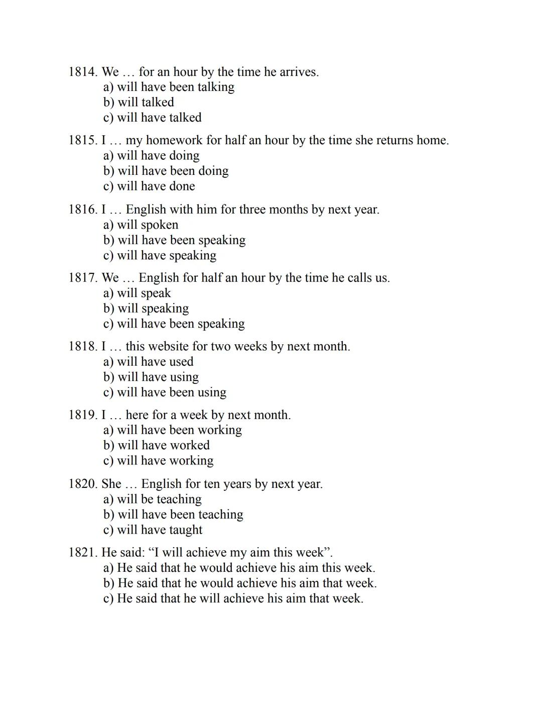 ENGLISH
GRAMMAR
EXERCISES
WITH ANSWERS
Part 2.
3045 MULTIPLE-CHOICE
ITEMS FOR A2
Your quest towards C2
Daniel B. Smith ENGLISH
GRAMMAR
EXERC