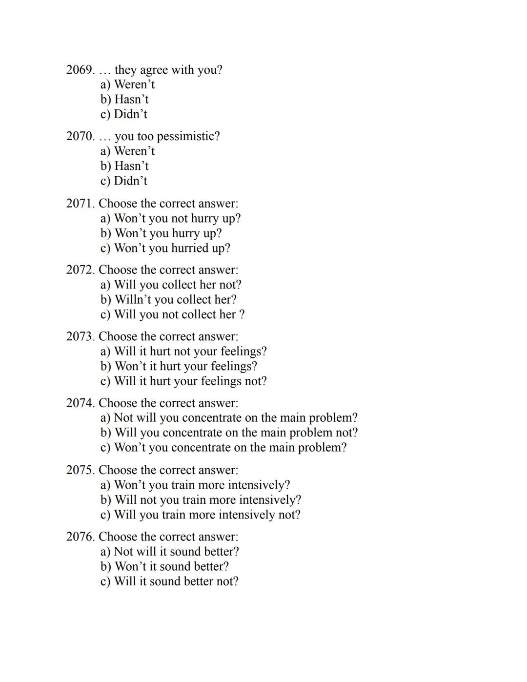 ENGLISH
GRAMMAR
EXERCISES
WITH ANSWERS
Part 2.
3045 MULTIPLE-CHOICE
ITEMS FOR A2
Your quest towards C2
Daniel B. Smith ENGLISH
GRAMMAR
EXERC
