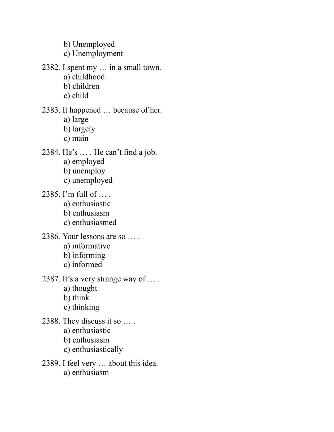 ENGLISH
GRAMMAR
EXERCISES
WITH ANSWERS
Part 2.
3045 MULTIPLE-CHOICE
ITEMS FOR A2
Your quest towards C2
Daniel B. Smith ENGLISH
GRAMMAR
EXERC