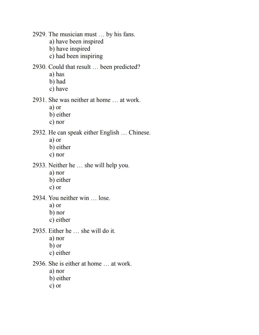 ENGLISH
GRAMMAR
EXERCISES
WITH ANSWERS
Part 2.
3045 MULTIPLE-CHOICE
ITEMS FOR A2
Your quest towards C2
Daniel B. Smith ENGLISH
GRAMMAR
EXERC