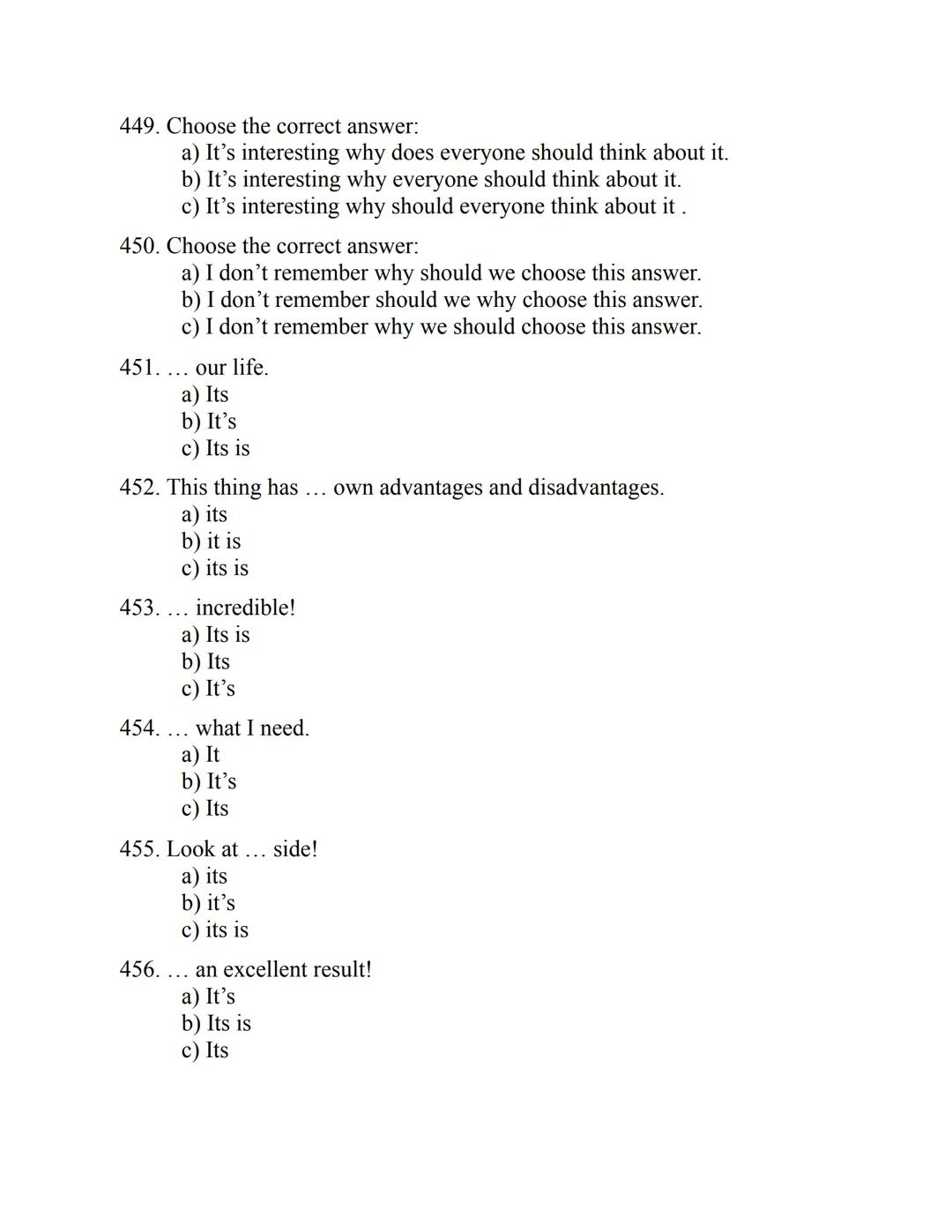 ENGLISH
GRAMMAR
EXERCISES
WITH ANSWERS
Part 2.
3045 MULTIPLE-CHOICE
ITEMS FOR A2
Your quest towards C2
Daniel B. Smith ENGLISH
GRAMMAR
EXERC