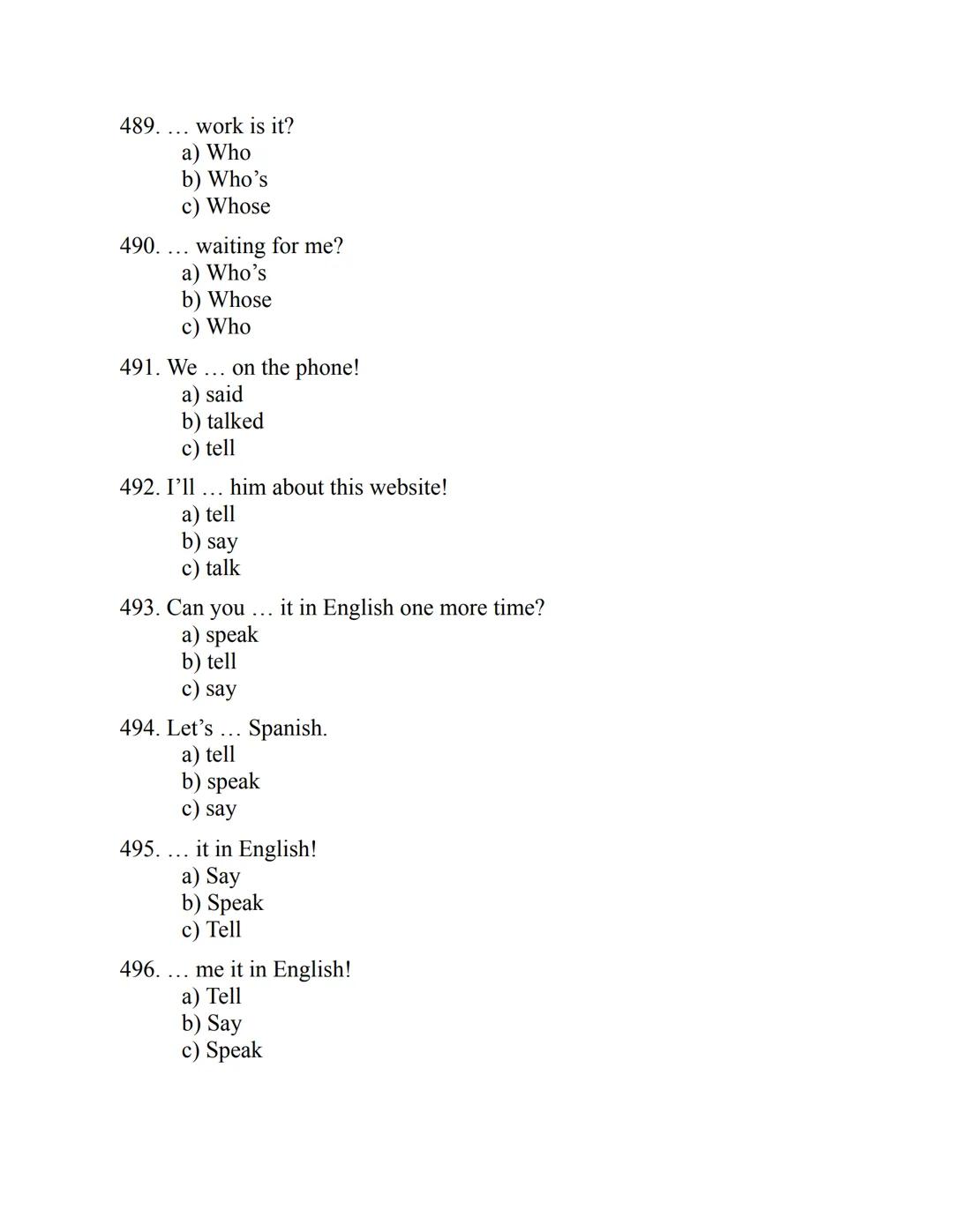 ENGLISH
GRAMMAR
EXERCISES
WITH ANSWERS
Part 2.
3045 MULTIPLE-CHOICE
ITEMS FOR A2
Your quest towards C2
Daniel B. Smith ENGLISH
GRAMMAR
EXERC