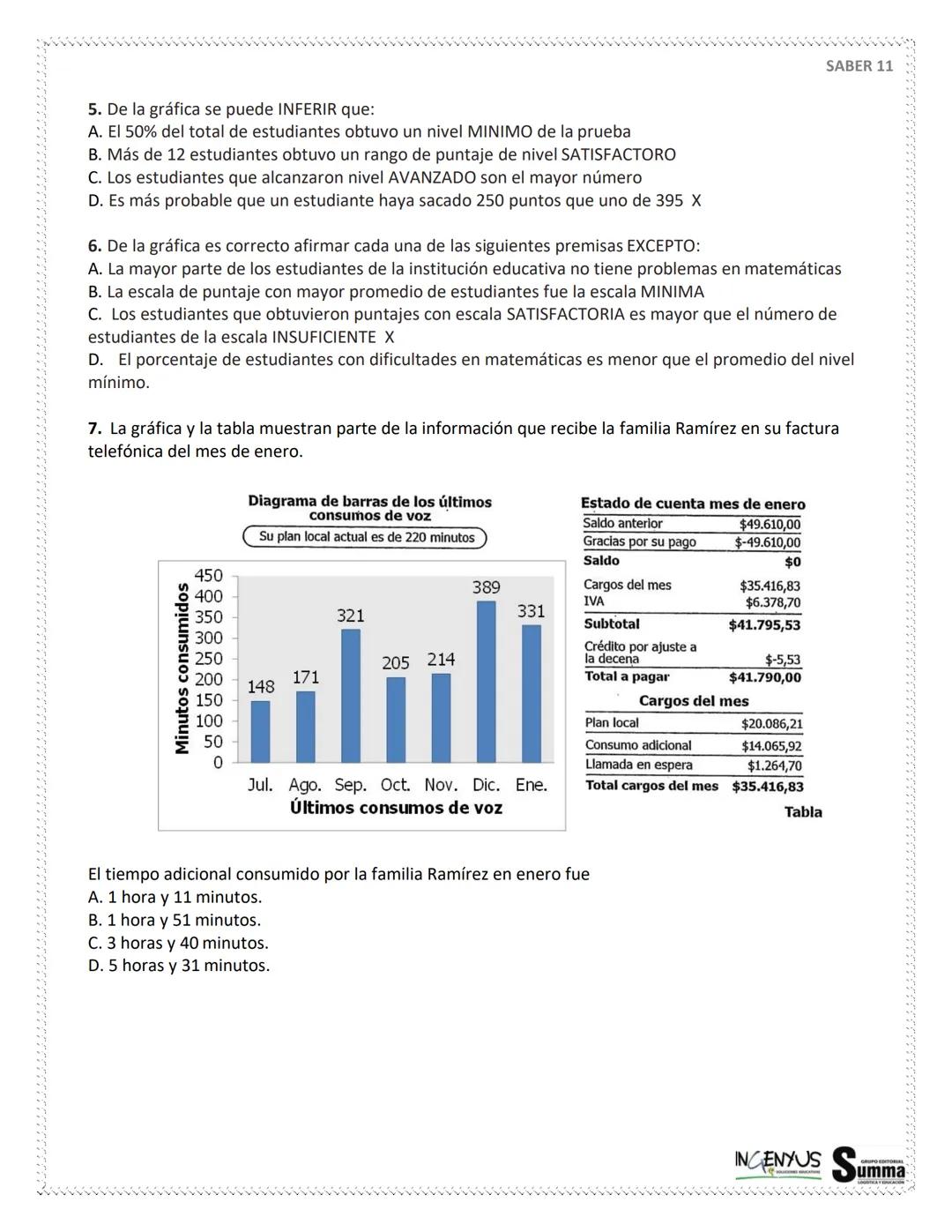 125 PREGUNTAS - 4 HORAS 30
MINUTOS.
SIMULACRO
DE
PRUEBAS
SABER 11°
¿Que tal si nos evaluamos?
SCAN ME
Tu
Profe
NERDOS PERO CON ESTILO
2ª EDI