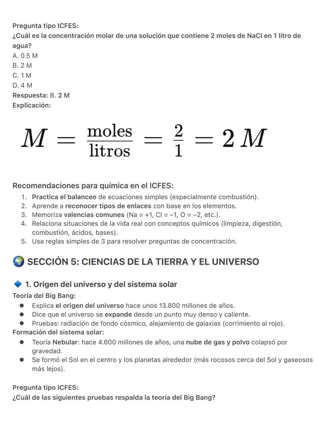 ICFES Saber 11 - Ciencias Naturales
SECCIÓN 1: QUÍMICA
1. Estructura del átomo
Conceptos clave:
Átomo: Unidad básica de la materia.
Partícul
