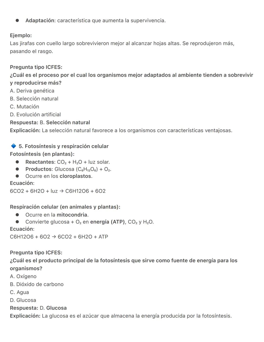ICFES Saber 11 - Ciencias Naturales
SECCIÓN 1: QUÍMICA
1. Estructura del átomo
Conceptos clave:
Átomo: Unidad básica de la materia.
Partícul