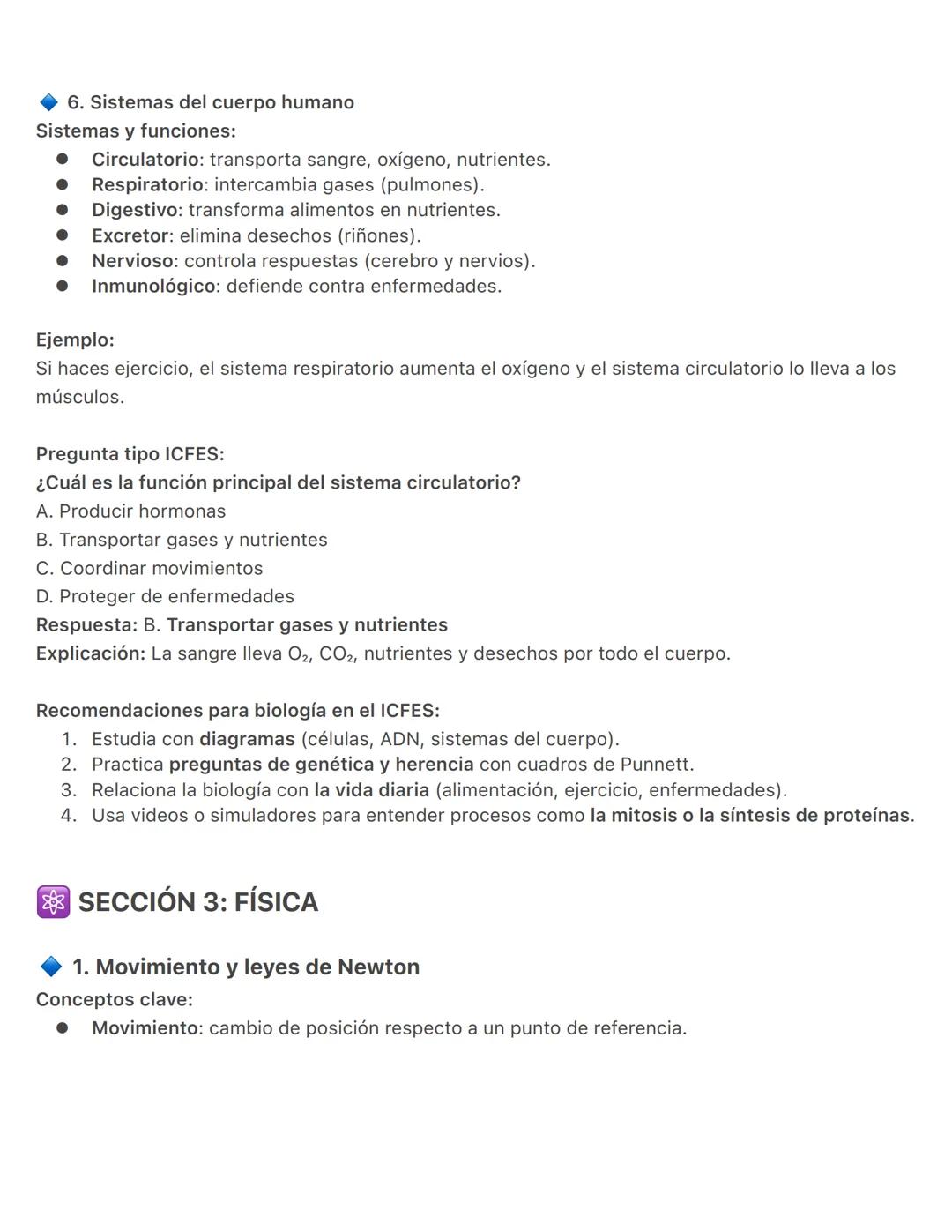 ICFES Saber 11 - Ciencias Naturales
SECCIÓN 1: QUÍMICA
1. Estructura del átomo
Conceptos clave:
Átomo: Unidad básica de la materia.
Partícul