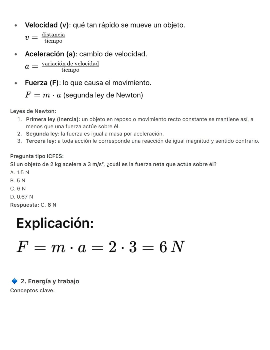 ICFES Saber 11 - Ciencias Naturales
SECCIÓN 1: QUÍMICA
1. Estructura del átomo
Conceptos clave:
Átomo: Unidad básica de la materia.
Partícul