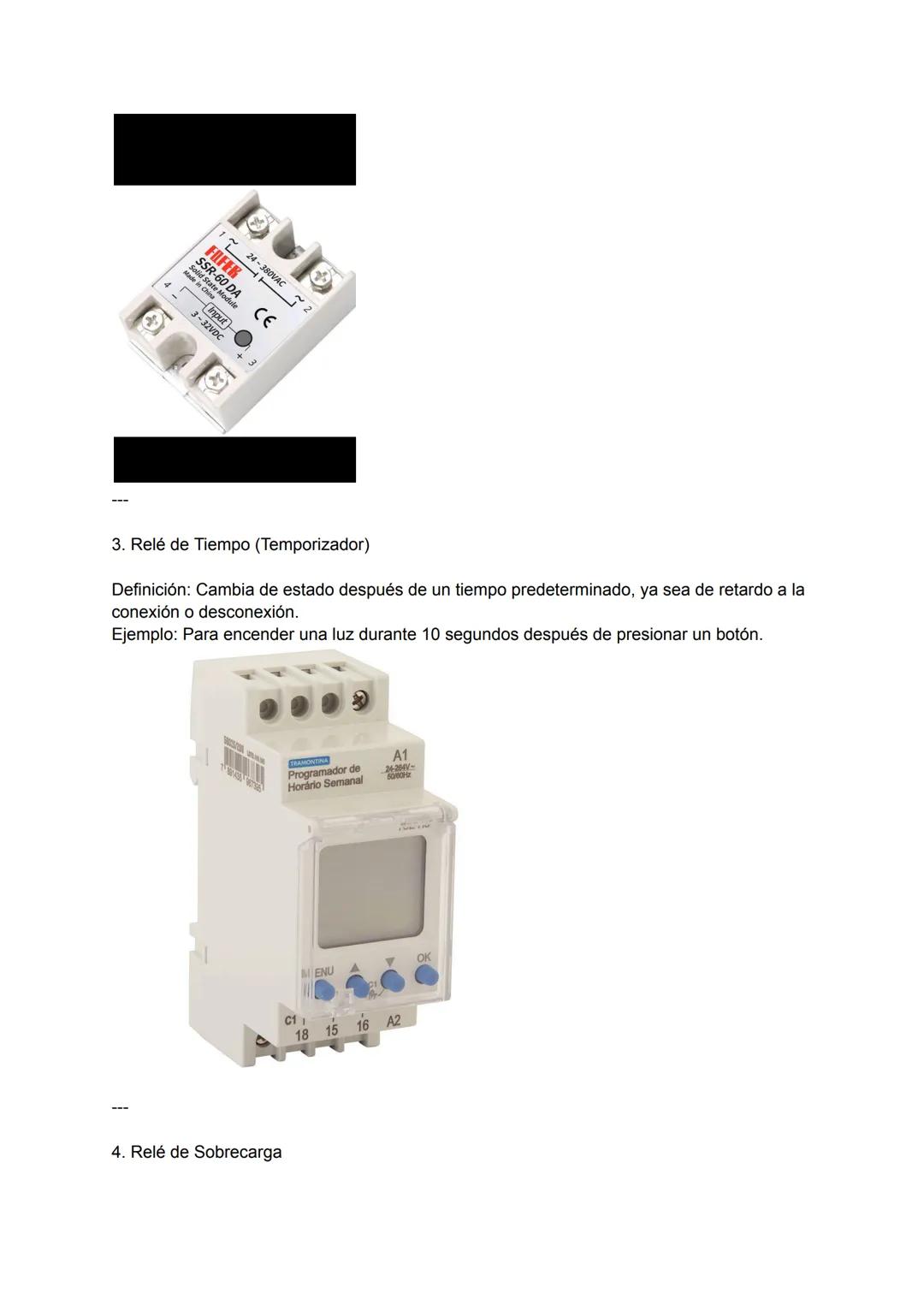 RELÉ INDUSTRIAL
Introducción
El relé industrial es un dispositivo fundamental en los sistemas de automatización y control
eléctrico. Actúa c